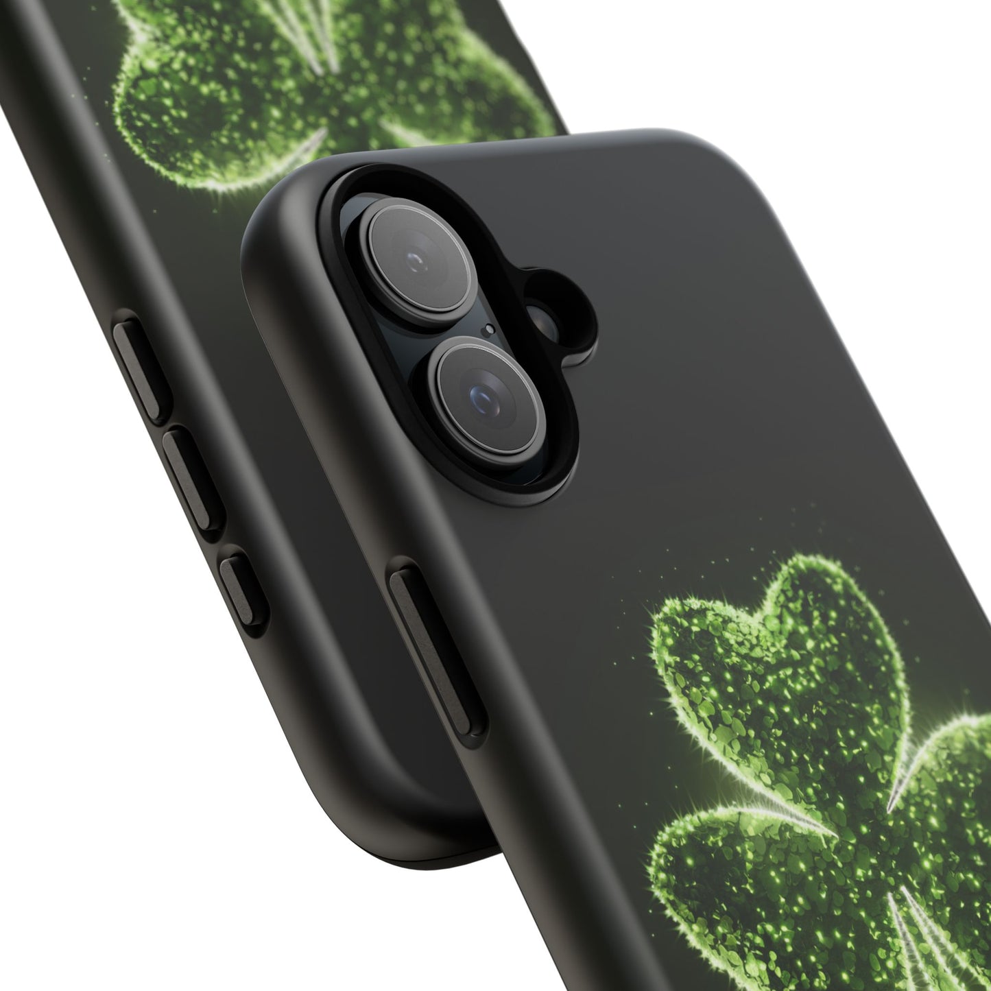iPhone Tough Case - Shiny Shamrock Design