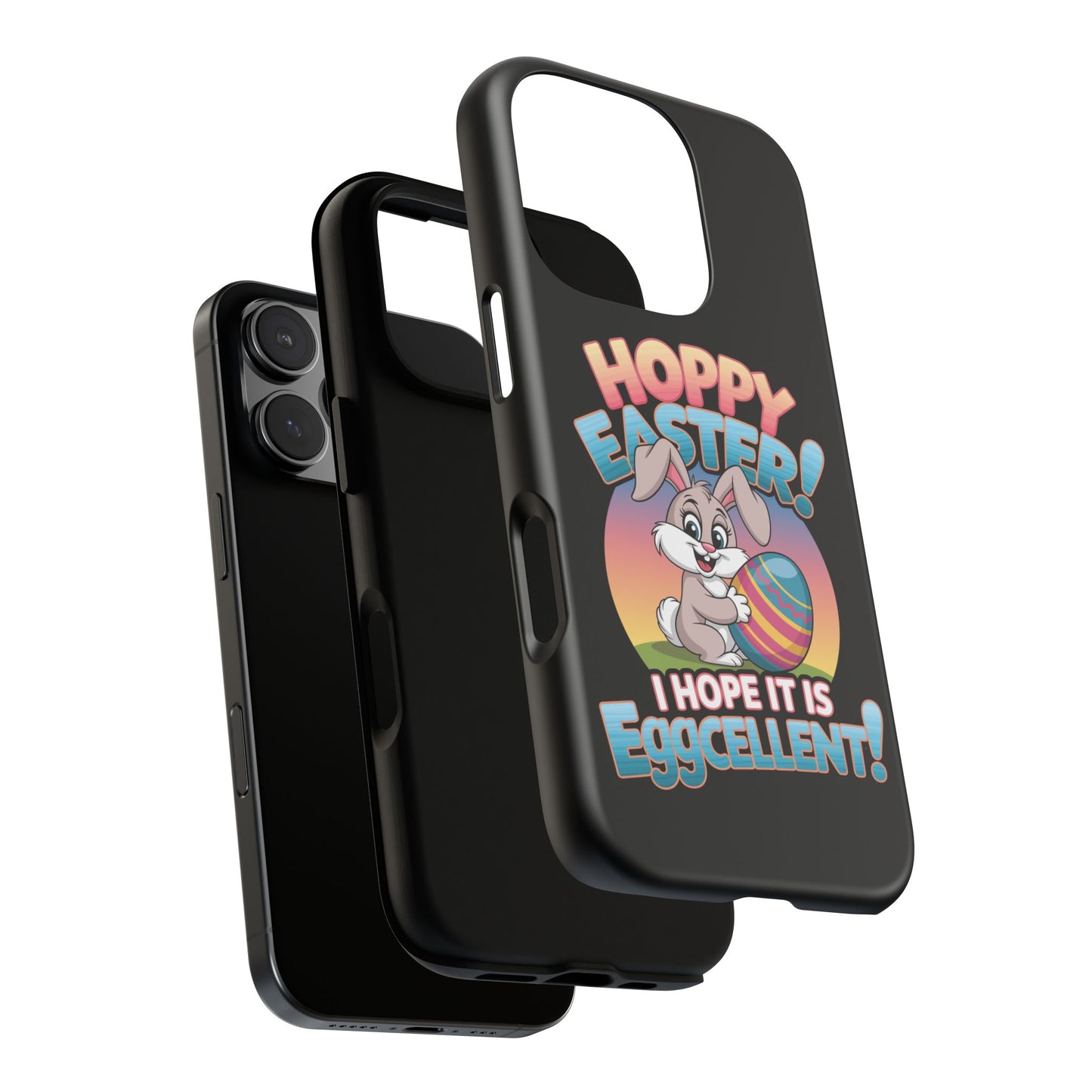 iPhone Case Easter Bunny 'Hoppy Easter I Hope it is Eggcellent' Easter Phone Case Easter Bunny