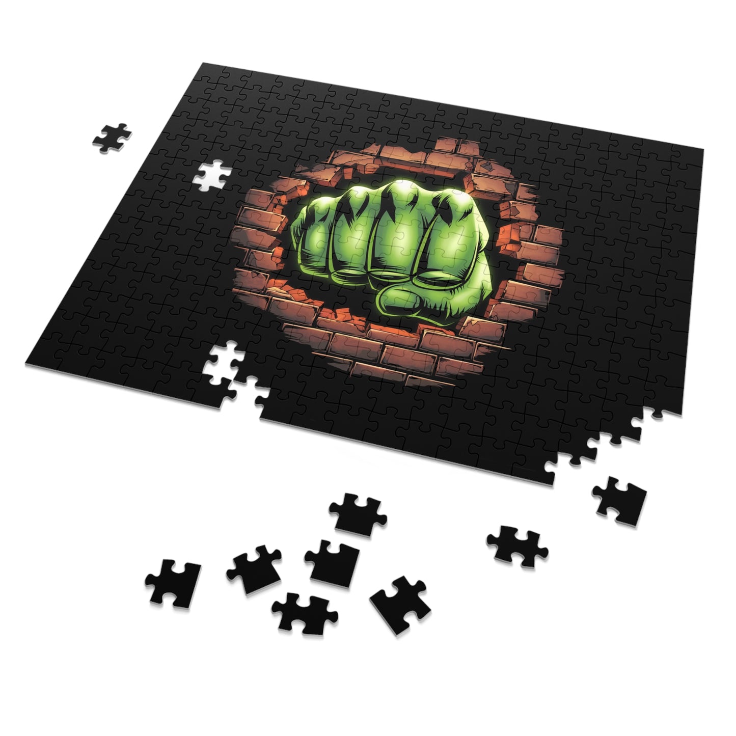 Green Jigsaw Puzzle Comic Book Game Geeky Puzzle for Geeks