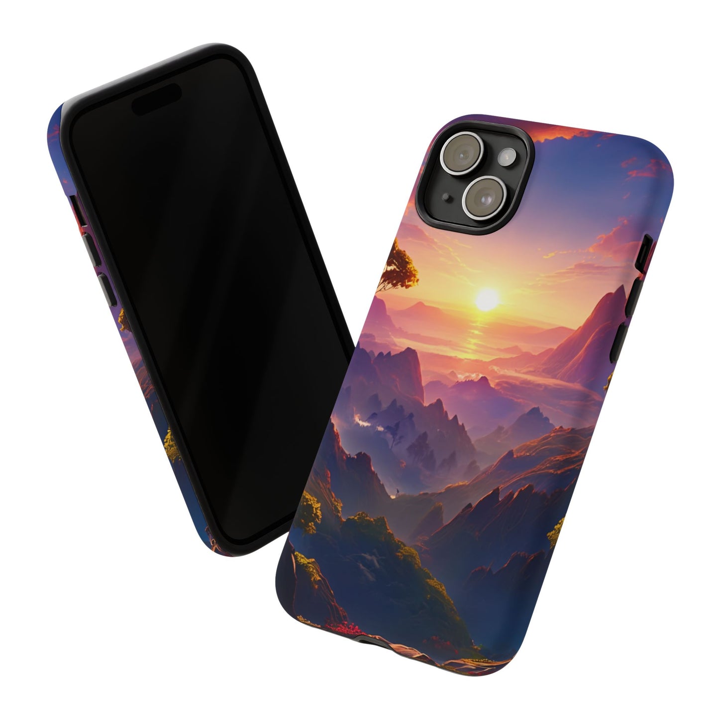 iPhone Tough Case - Artistic Sunset Landscape