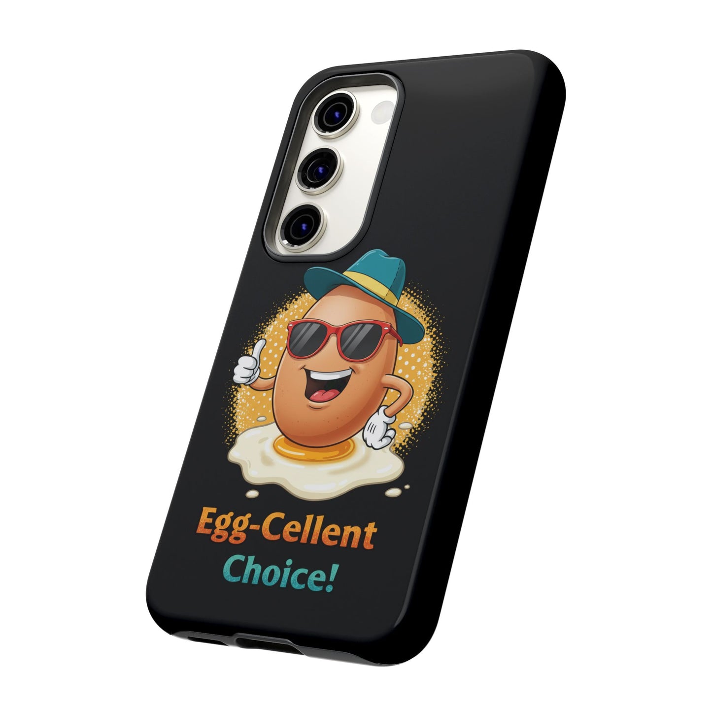 Samsung Phone Case - Egg-Cellent Choice Pun Design