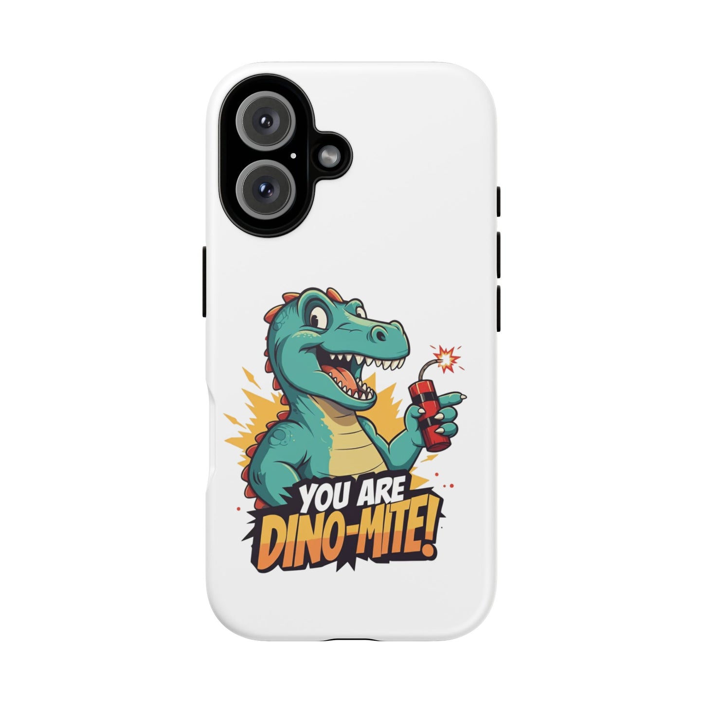 iPhone Case - Dino-Mite Pun Design