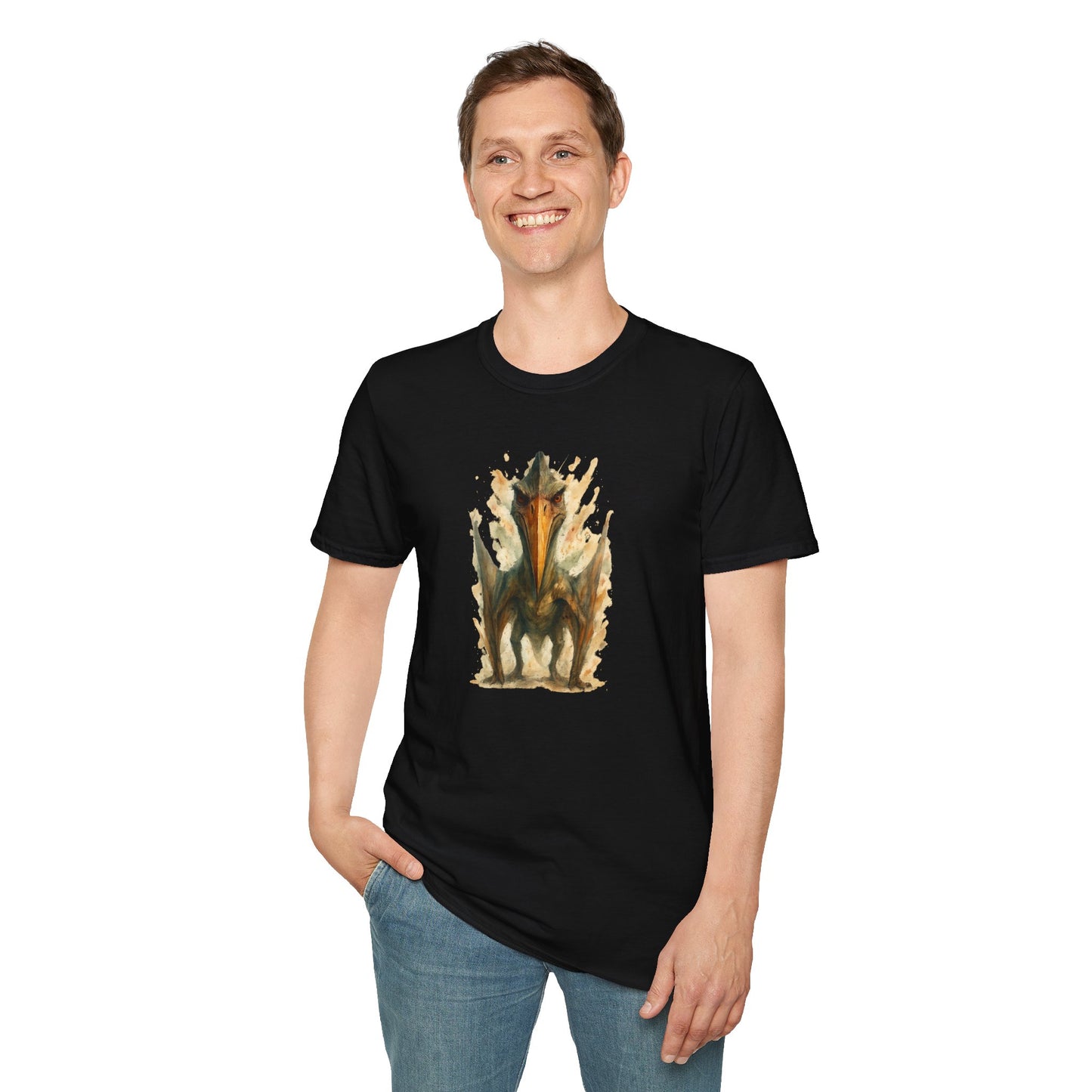 Quetzalcoatlus Pterosaur Tee - Prehistoric Flying Reptile Shirt, Dinosaur Lover Gift, Paleontology Art Unisex T-Shirt