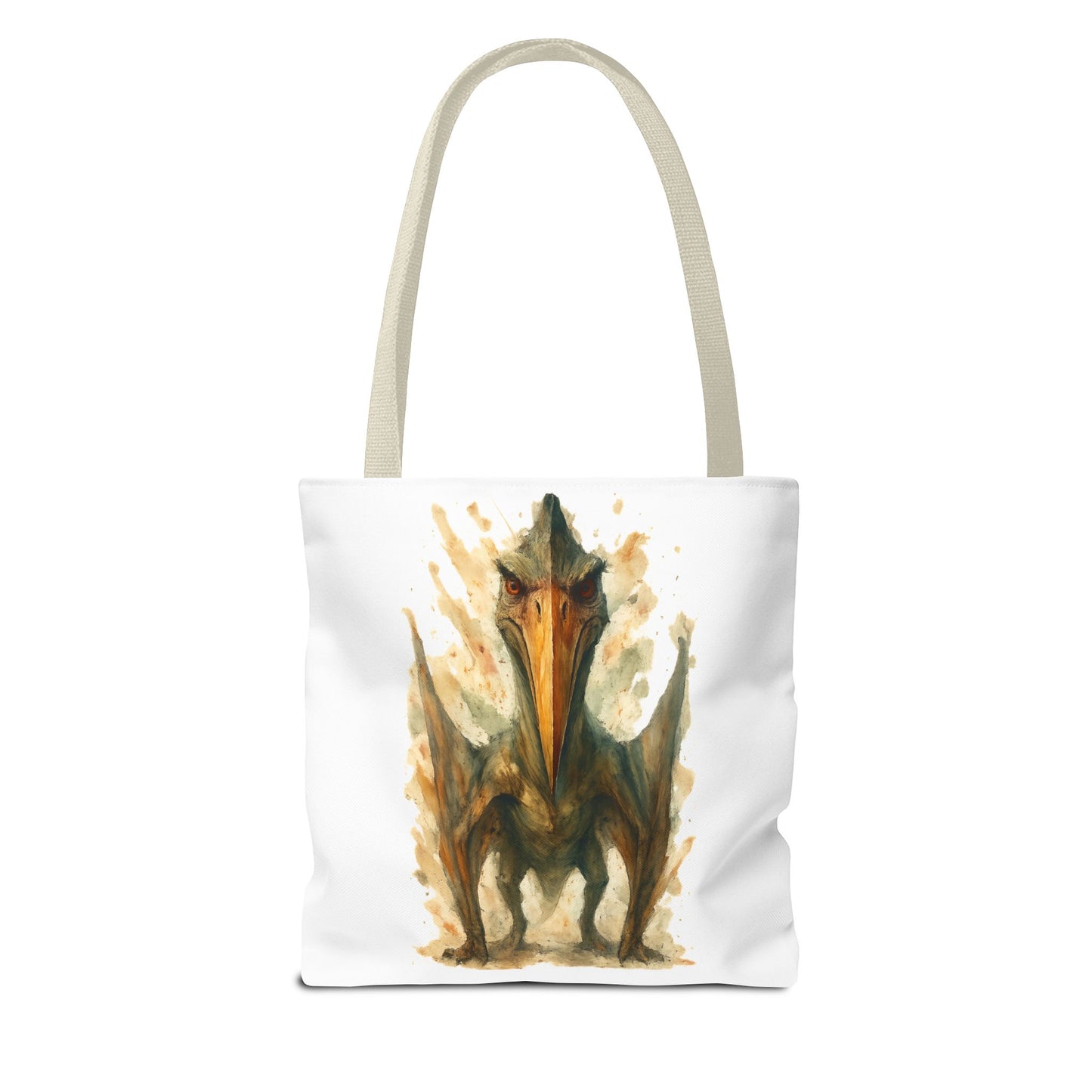 Quetzalcoatlus Tote Bag | Dinosaur Art Canvas Shopper | Prehistoric Pterosaur Gift for Dino Lovers | Eco-friendly Reusable Bag Jurassic Tote