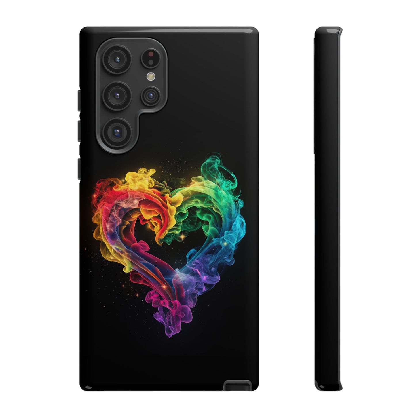 Samsung Galaxy Case - Colorful Heart Design