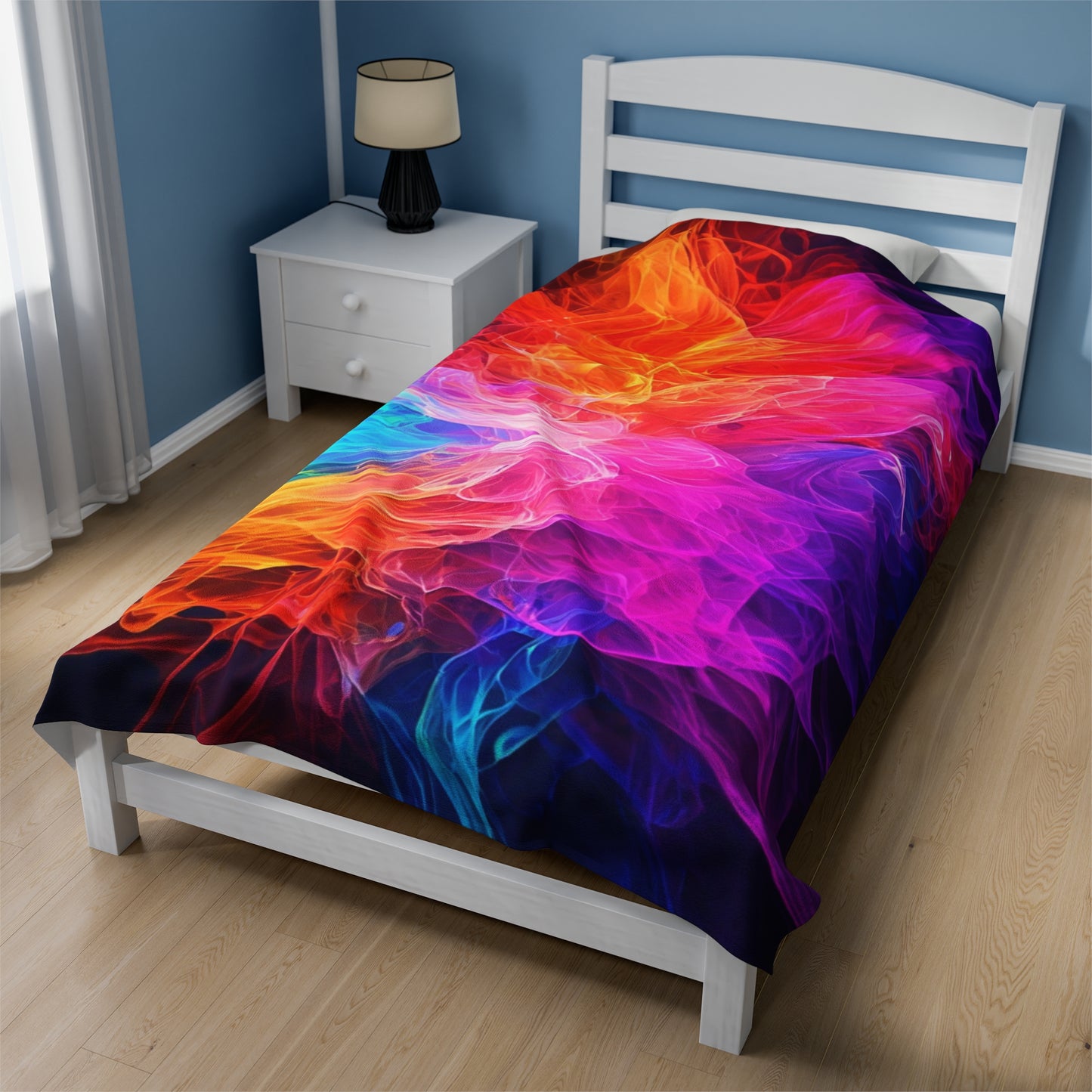 Plush Blanket Color Splash Design