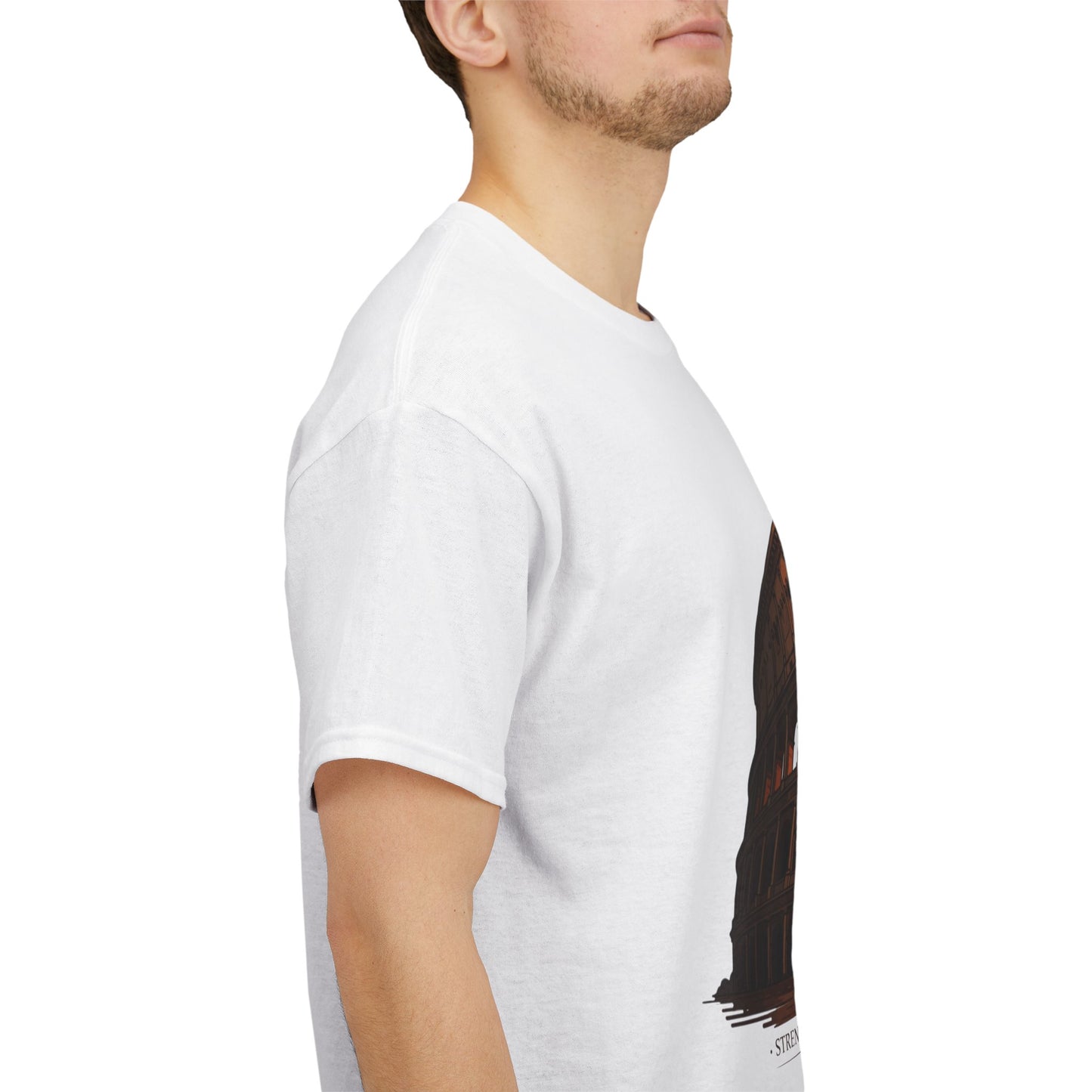 Strength & Honor Gladiator Shirt – Roman Colosseum Sword Graphic Tee – Ancient Rome History T-Shirt for Gladiator & Travel Fans
