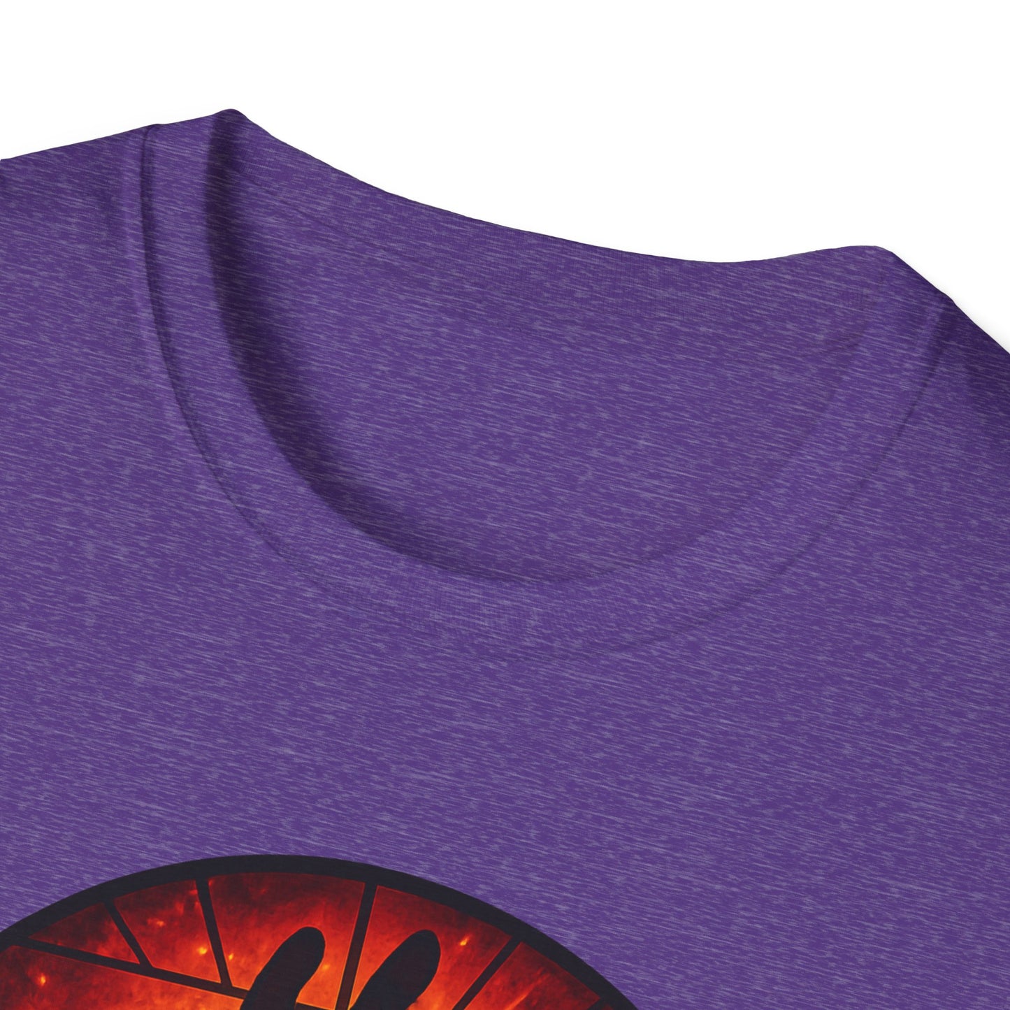 Zombie Hand Sunset T-Shirt – Stained Glass Horror Shirt, Halloween Gothic Tee, Undead Rising Art Tee, Creepy Spooky Shirt for Fall