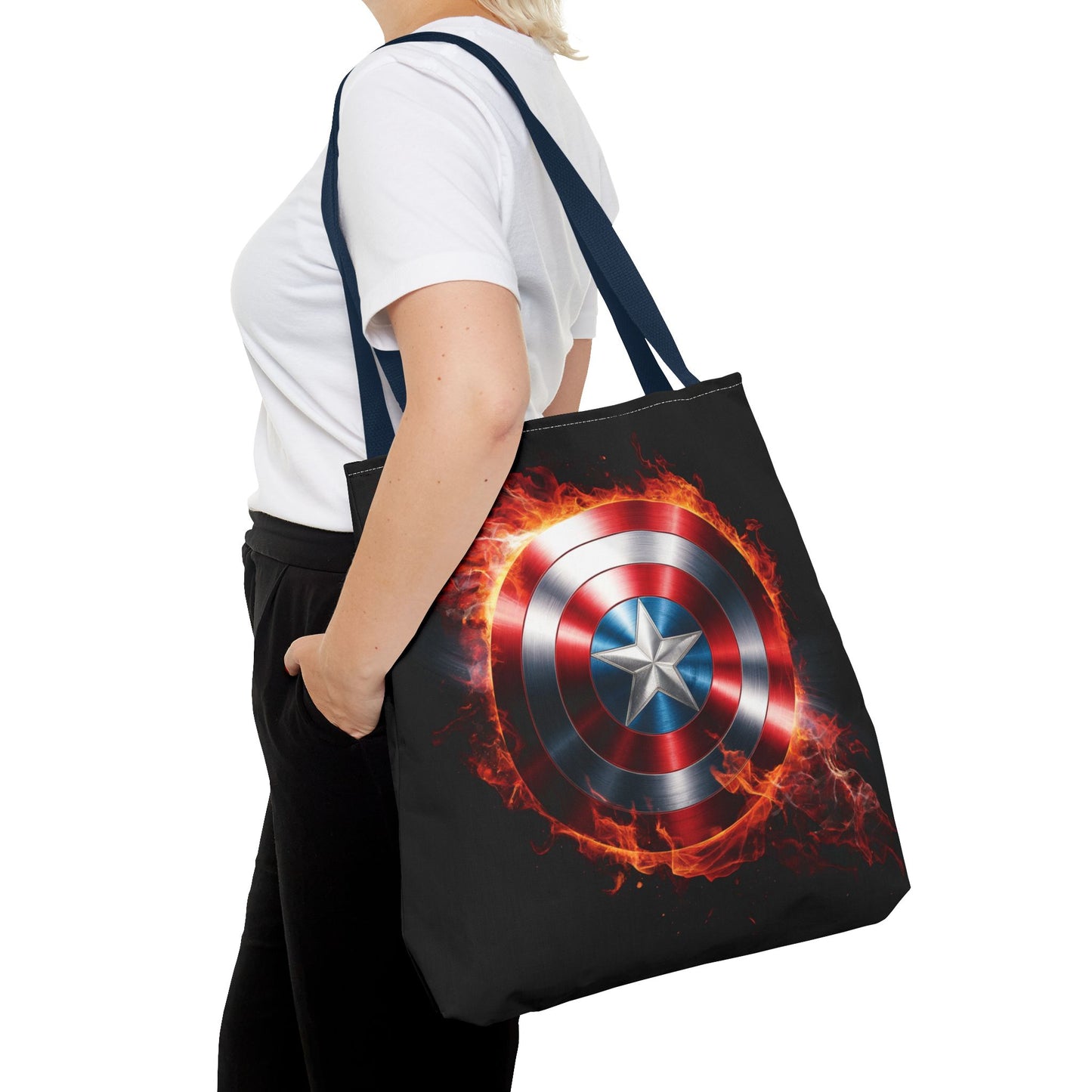 Captain America Shield Tote Bag