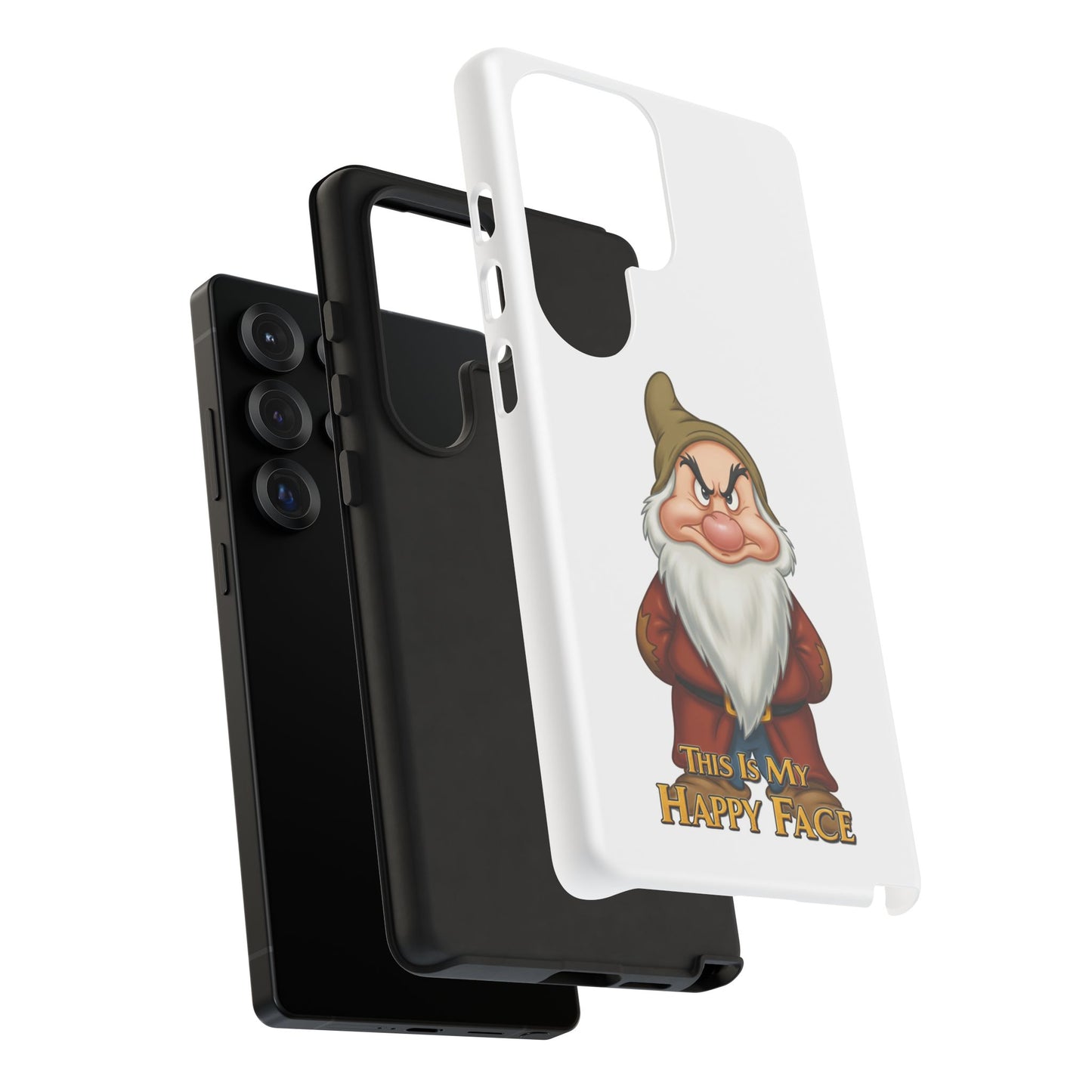 Samsung Phone Case - Grumpy Dwarf 'This is My Happy Face'