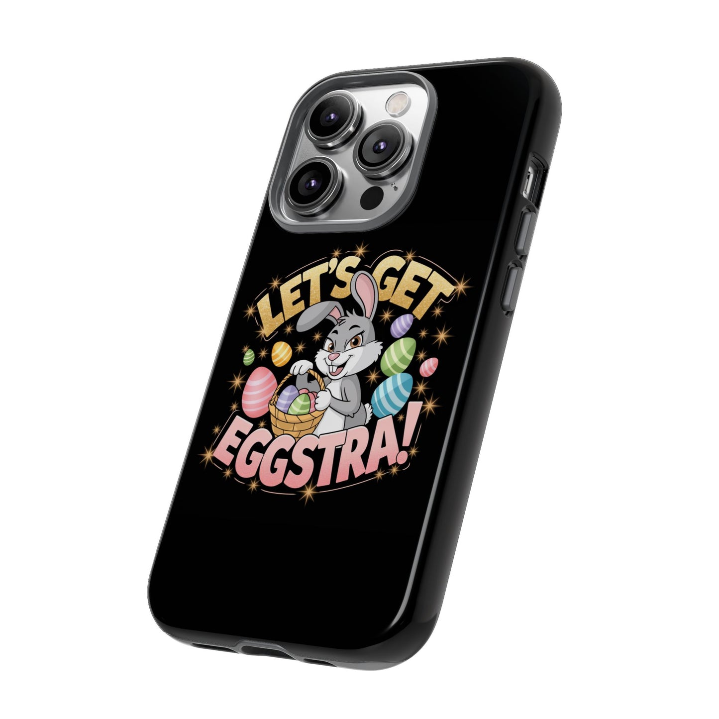 iPhone Case Easter Bunny 'Let's Get Eggstra Phone Case Easter iPhone Case