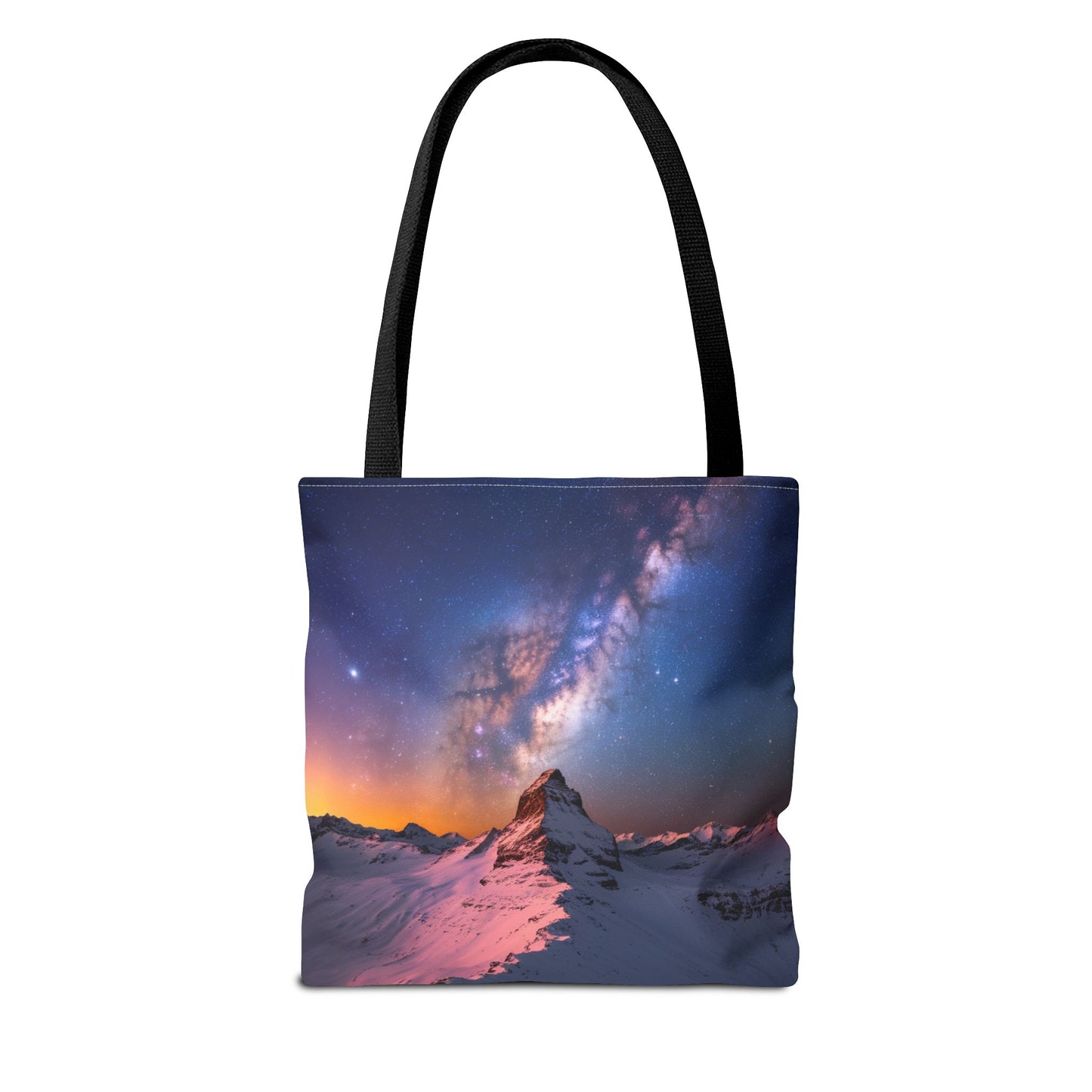 Stunning Mountain Galaxy Tote Bag - Nature Lover's Eco-Friendly Bag