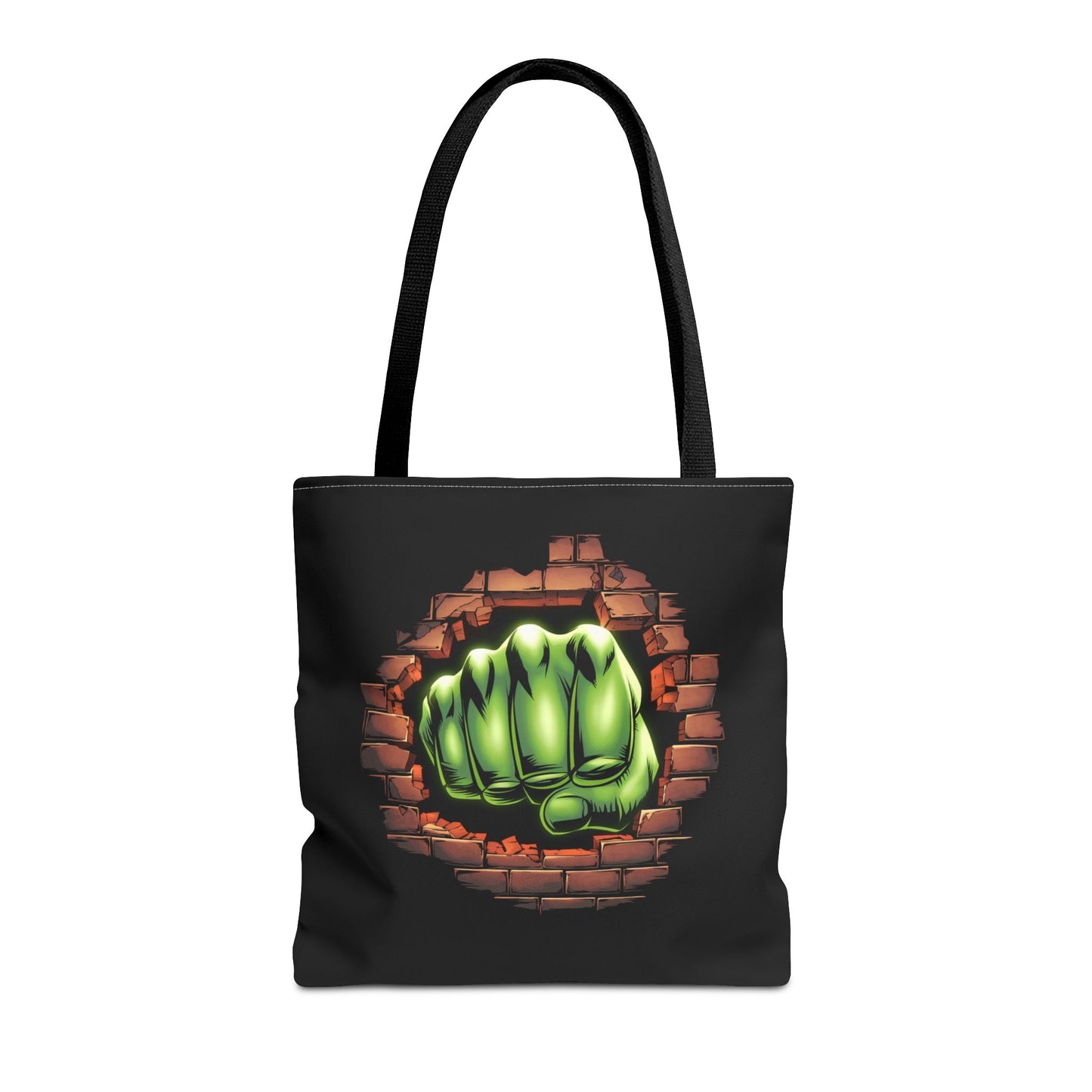 Green Fist Tote Bag, Comic Book Bag, Geeky Gift, Tote for Geeks, Reusable Bag