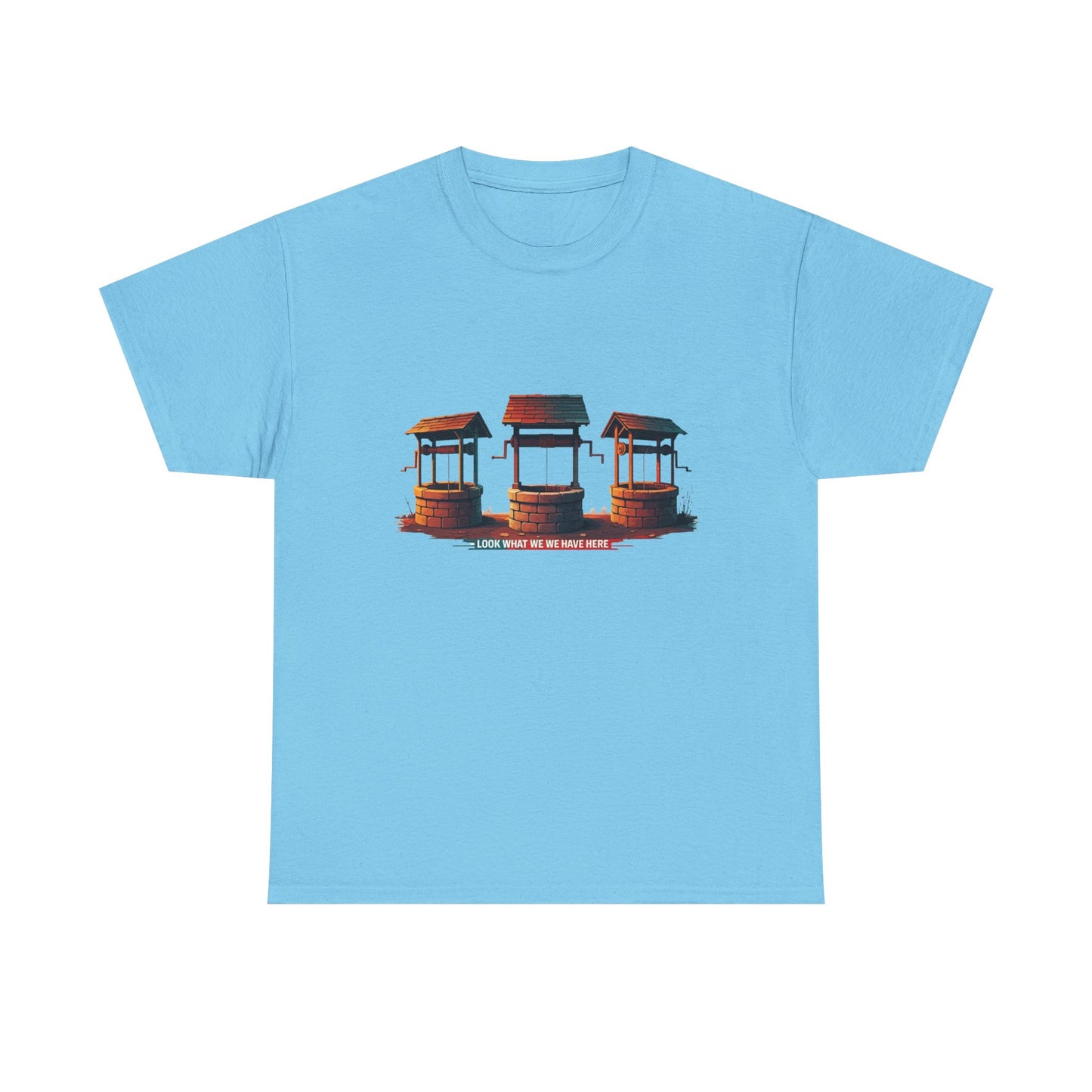 Funny “Well Well Well” T-Shirt • Pun Graphic Tee with Wishing Wells • Retro Vintage Humor Shirt • Gift for Pun Lovers & Joke Fans