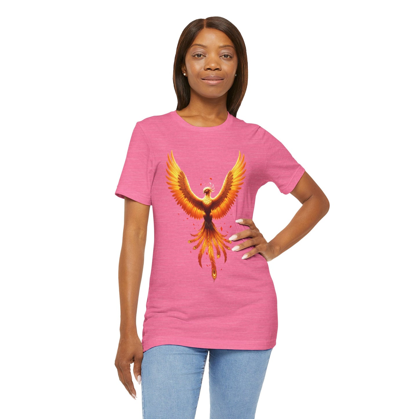 Phoenix Rising Shirt • Fiery Phoenix Graphic Tee • Rebirth Transformation Myth Shirt • Firebird Art Tee • Unisex Gift Tee XS‑5XL