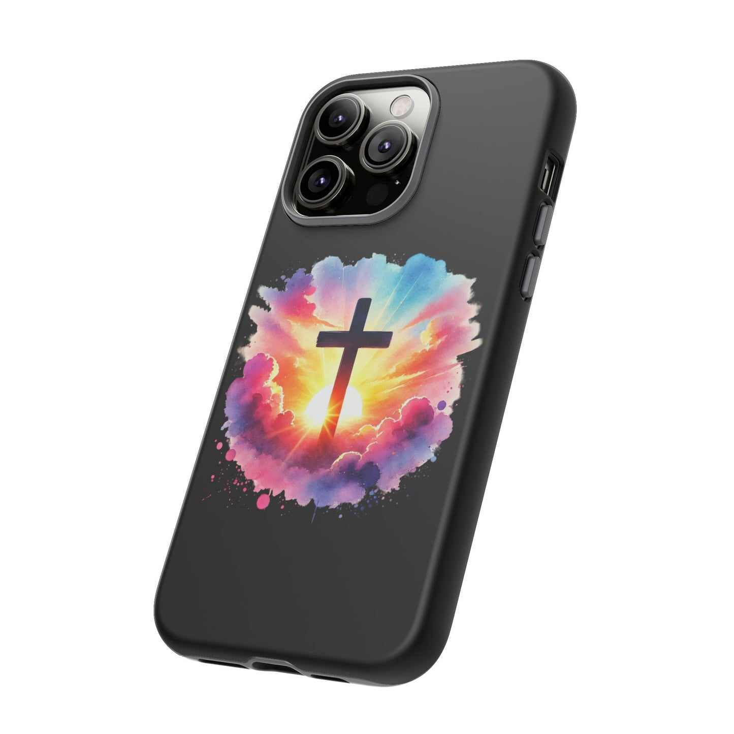 Inspirational Cross iPhone Case Christian Phone Case Easter iPhone Case Faith Based Case Easter iPhone Case