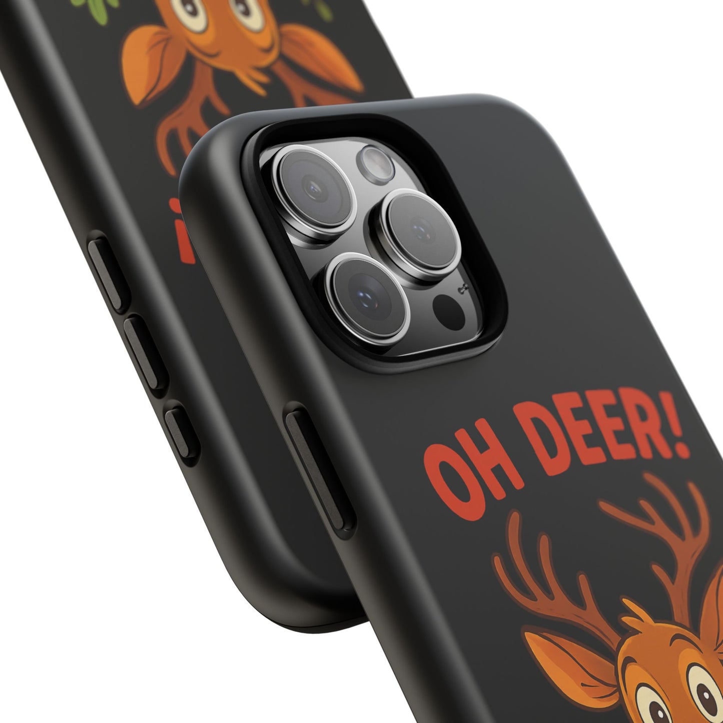 iPhone Case - Startled Deer 'Oh Deer' Nature Lover Phone Case Funny iPhone Accessory