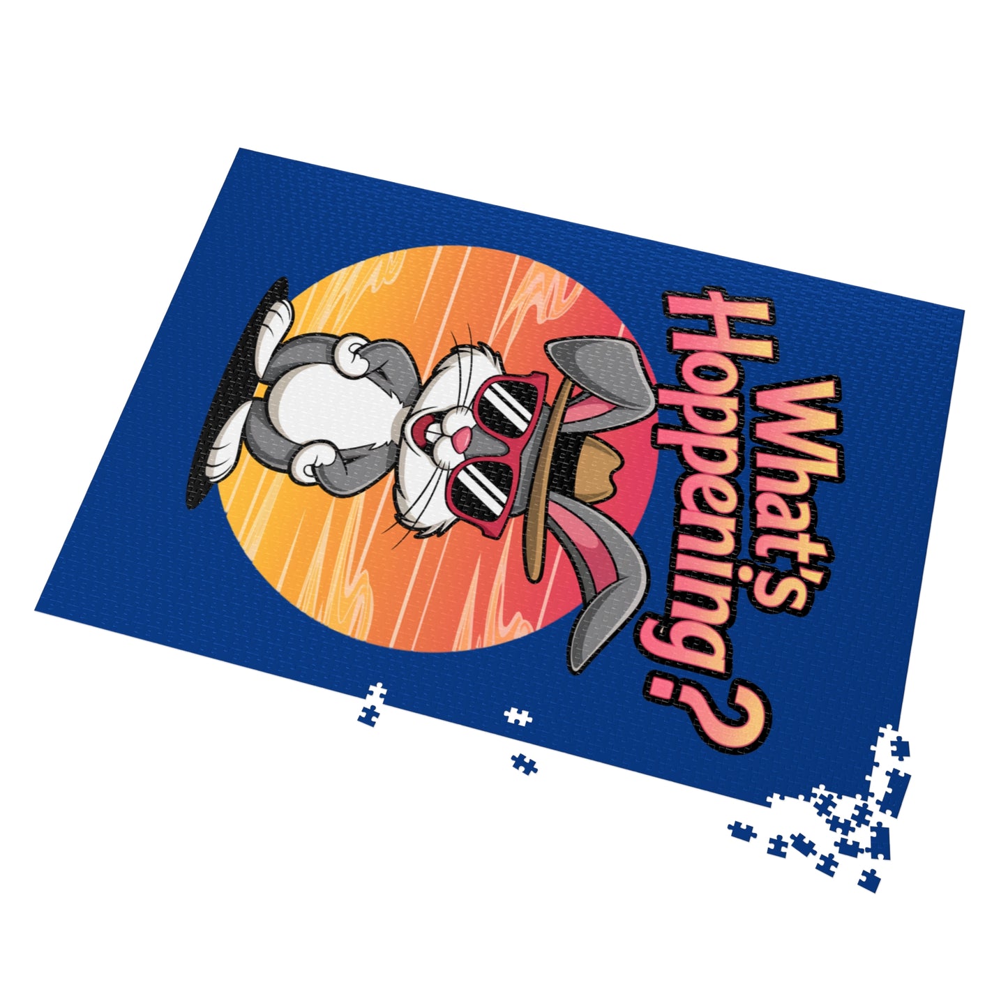 Retro Cartoon Puzzle - What's Happening? Jigsaw Puzzle with Tin