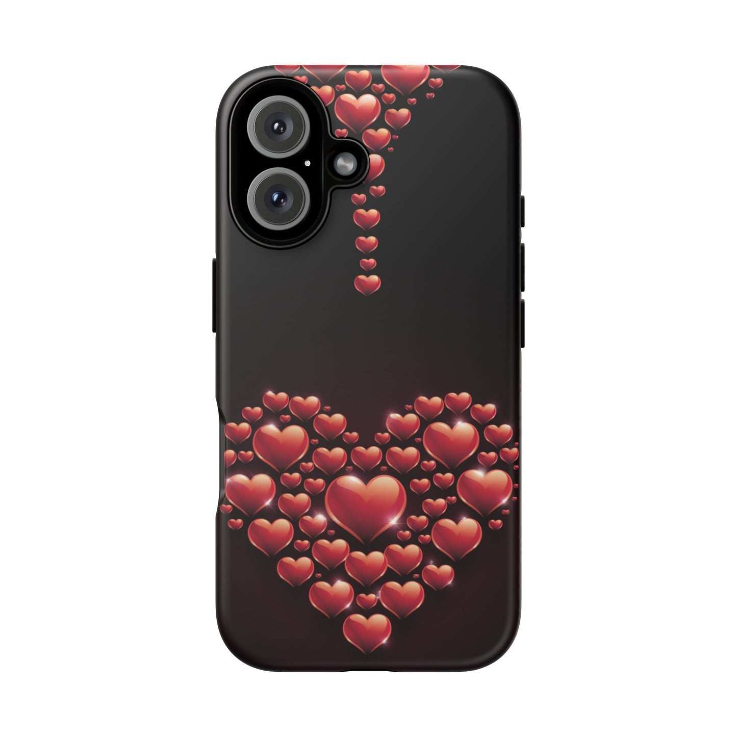 iPhone Case - Heart Made Out of Hearts Design
