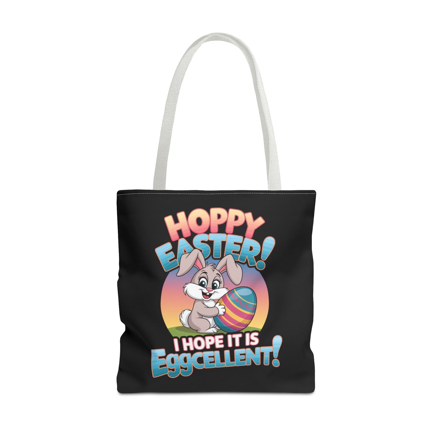 Happy Easter Tote Bag Eggcellent Bunny Design Easter Bag Easter Gift Easter Tote Accessory