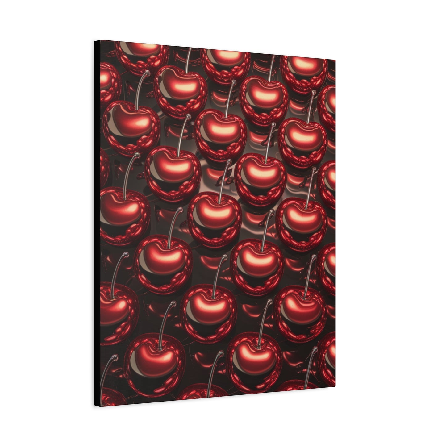 Canvas Wall Art - Colorful Shiny Cherries