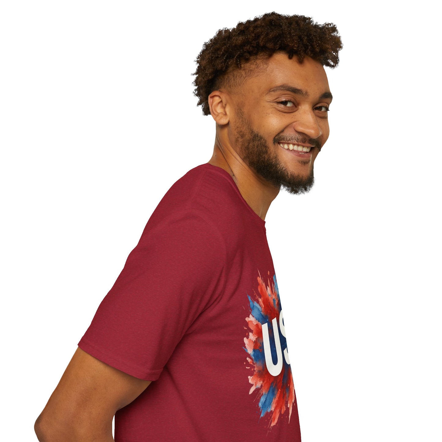 Watercolor USA T-Shirt Unisex | Red White Blue Shirt | Patriotic Graphic Tee | July 4th Shirt | Independence Day Tee | American Flag Shirt