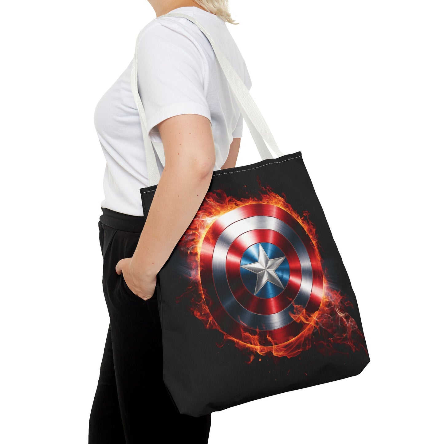 Captain America Shield Tote Bag