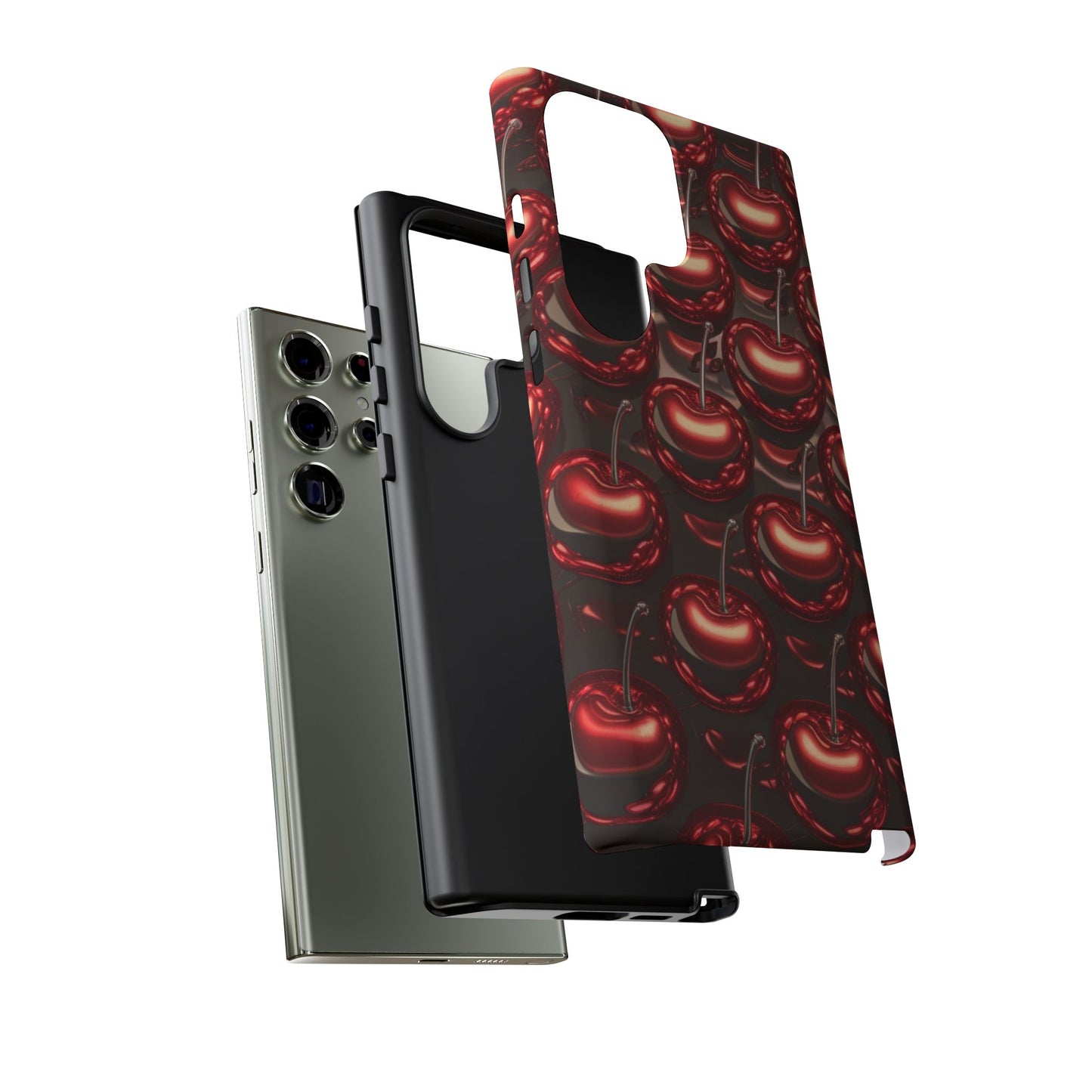 Phone Case - Shiny Cherries Design for Samsung Galaxy