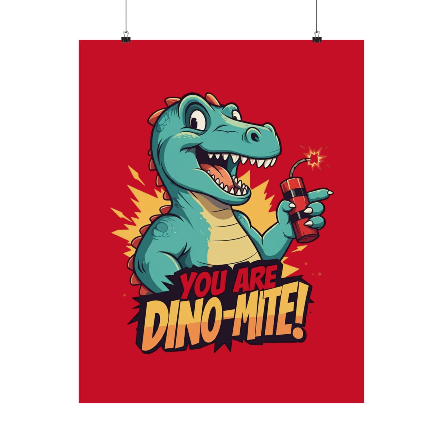 Vertical Poster Dino-Mite Dinosaur
