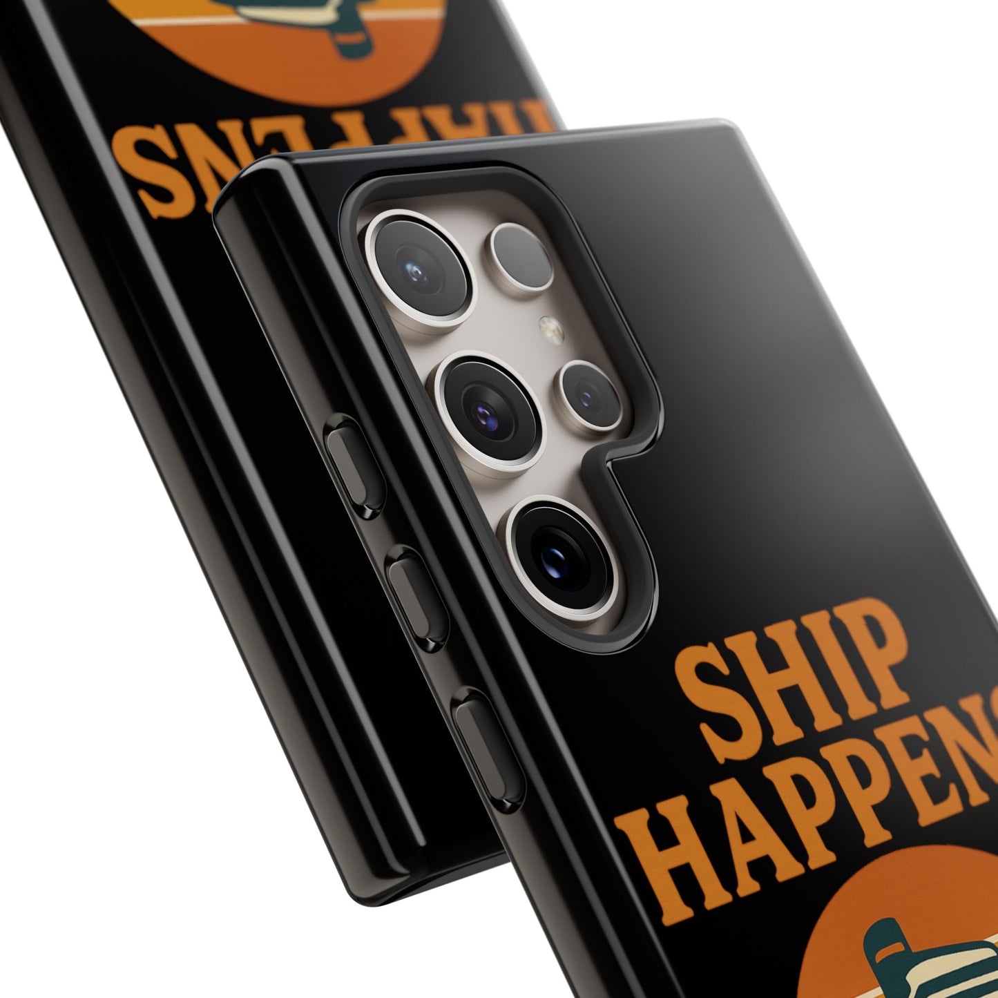 Samsung Case - Ship Happens Sunset Cruise Ship Nautical Phone Case Travel Accessory Gift for Travel Lovers Cruise Case