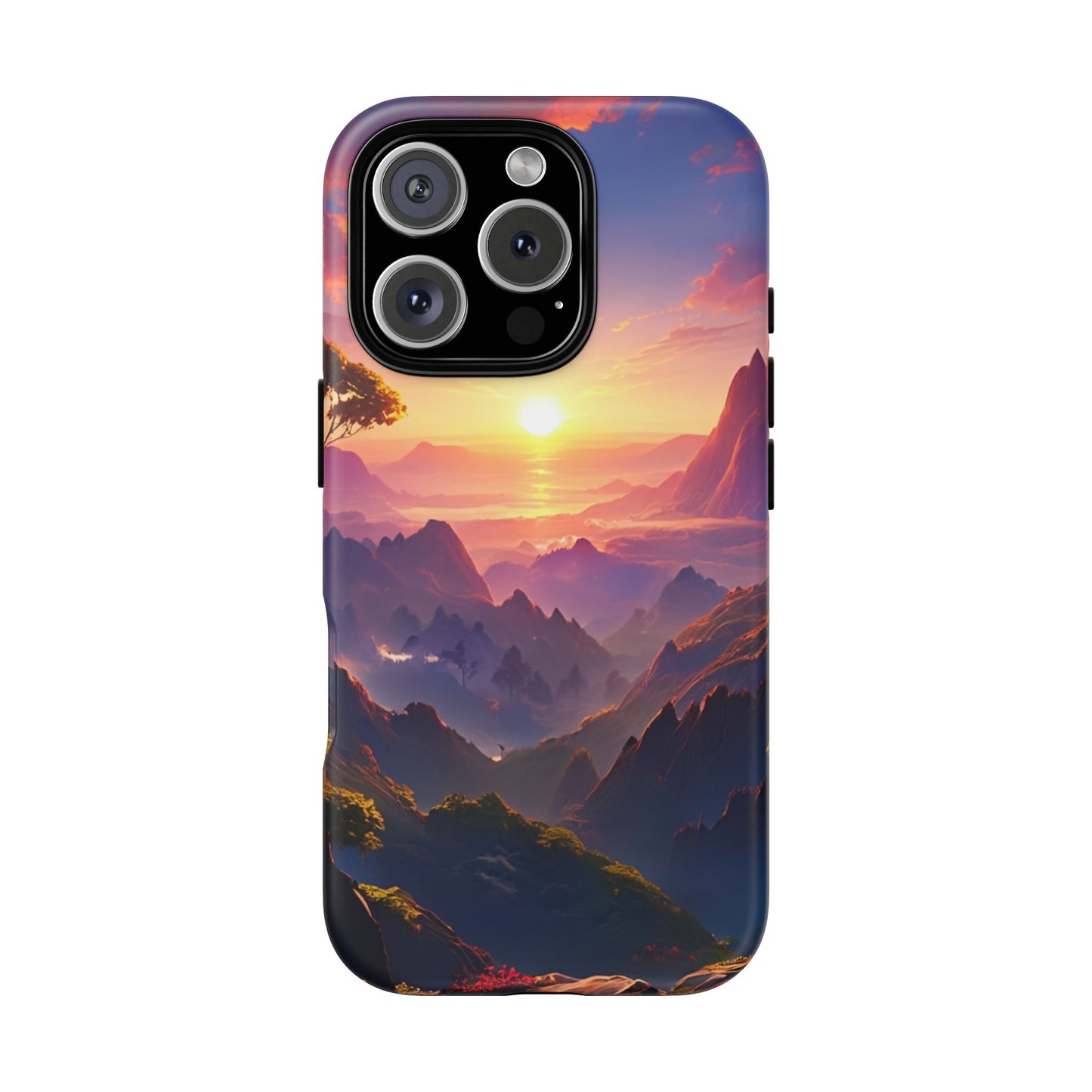 iPhone Tough Case - Artistic Sunset Landscape