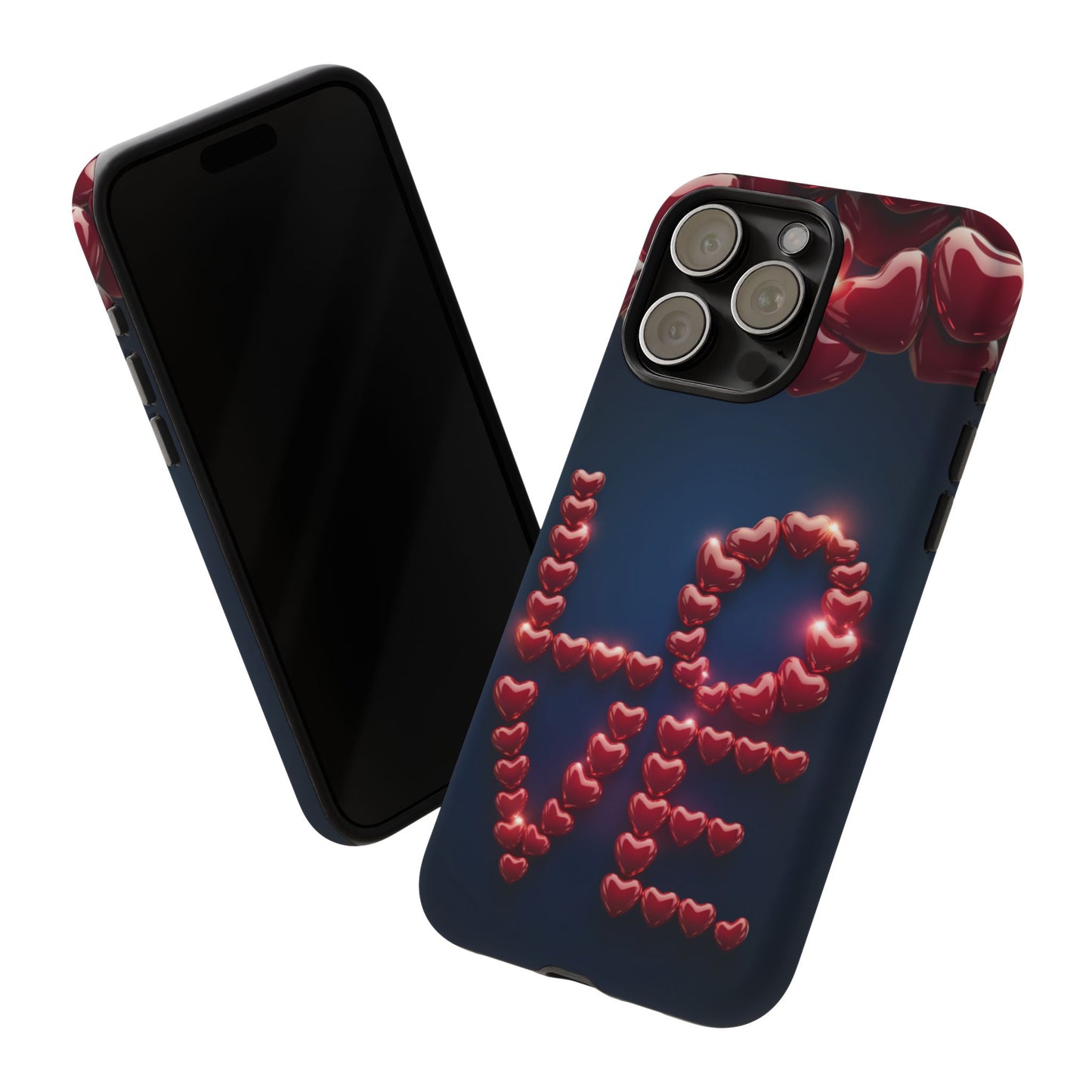 iPhone Case - Love Hearts Design
