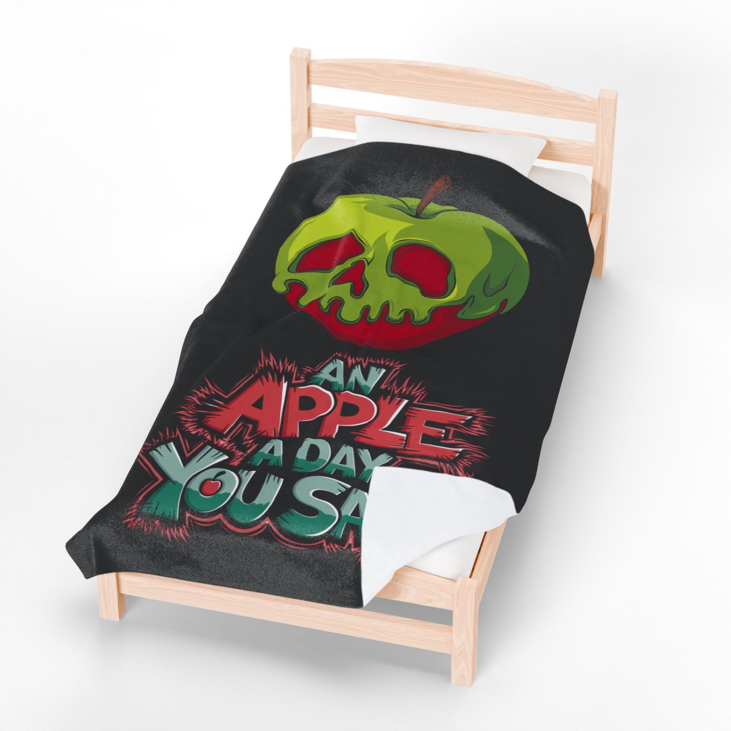 Plush Blanket - Poison Apple Design for Cozy Nights