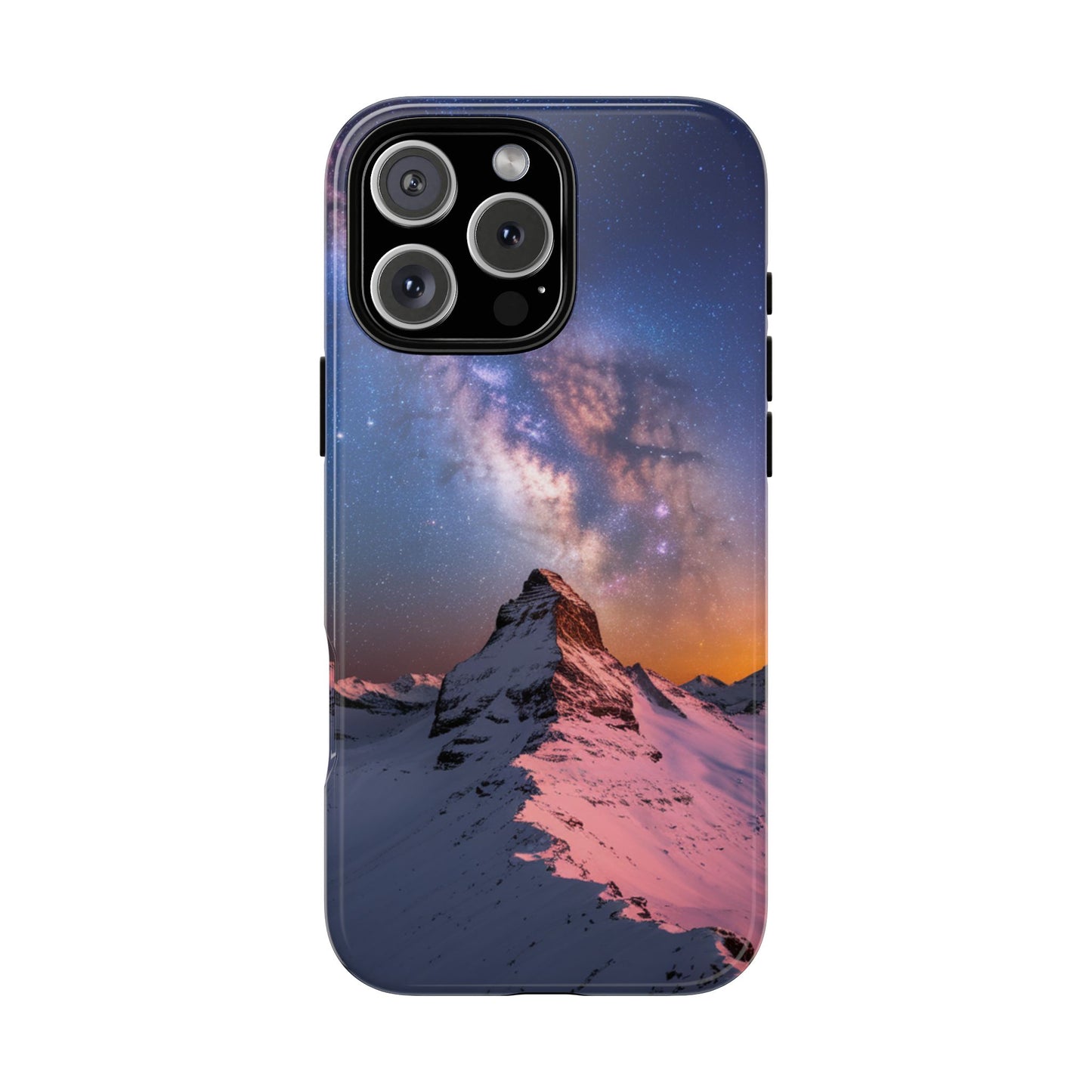 iPhone Case Mountain Top and Milky Way Nature Phone Case Unique Gift