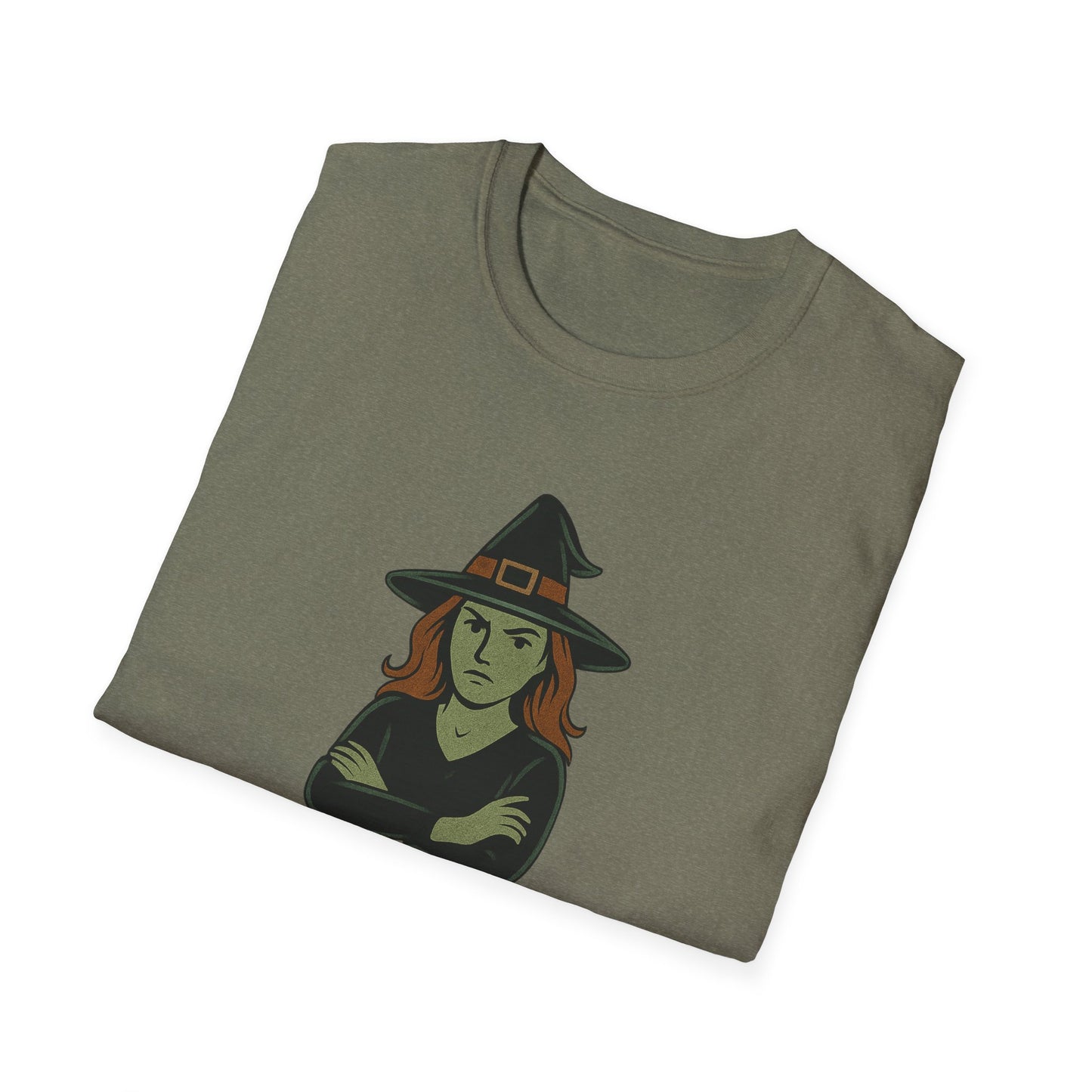 Resting Witch Face T-Shirt • Funny Halloween Witch Tee • Cozy Spooky Season Graphic Tee • Autumn Witch Shirt • Witches Aesthetic Fashion