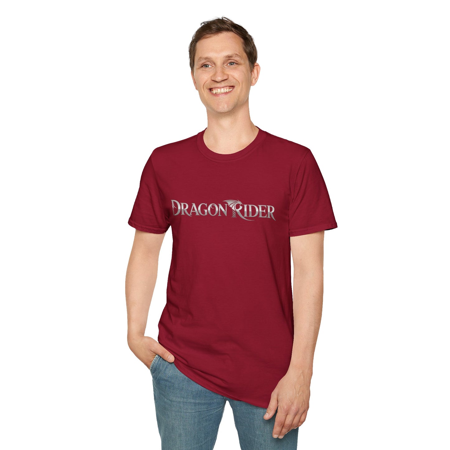 Dragon Rider T-Shirt | Fantasy Dragon Graphic Tee | Unisex Nerdy Shirt | Gamer Gift | Medieval Mythical Shirt | Cosplay Style Tee