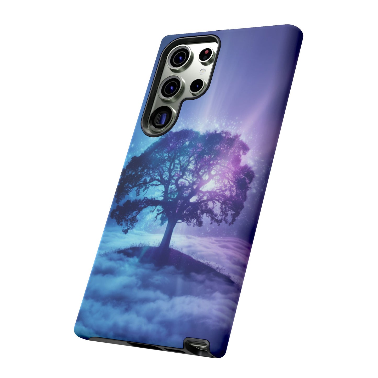 Samsung Phone Case - Dreamy Tree in the Clouds Design