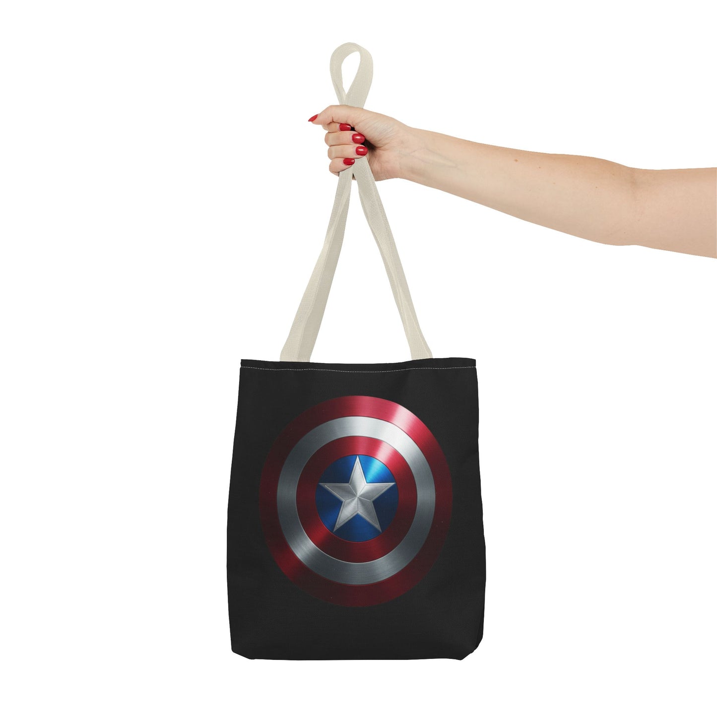 Heroic Shield Tote Bag - Stylish Marvel-Inspired Carryall for Fans