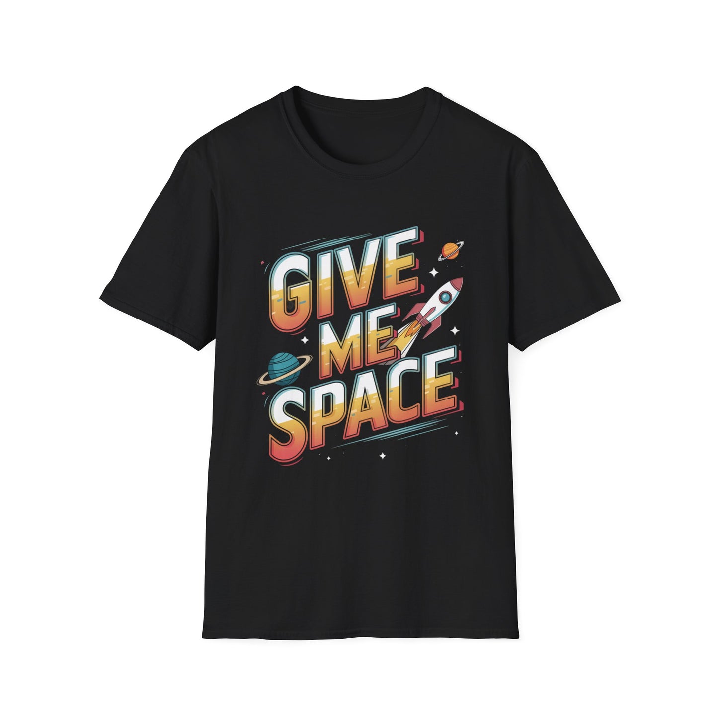 Give Me Space Shirt | Funny Space T-Shirt for Men Women | Rocket Planet Graphic Tee | Sarcastic Galaxy Shirt | Gift for Introverts