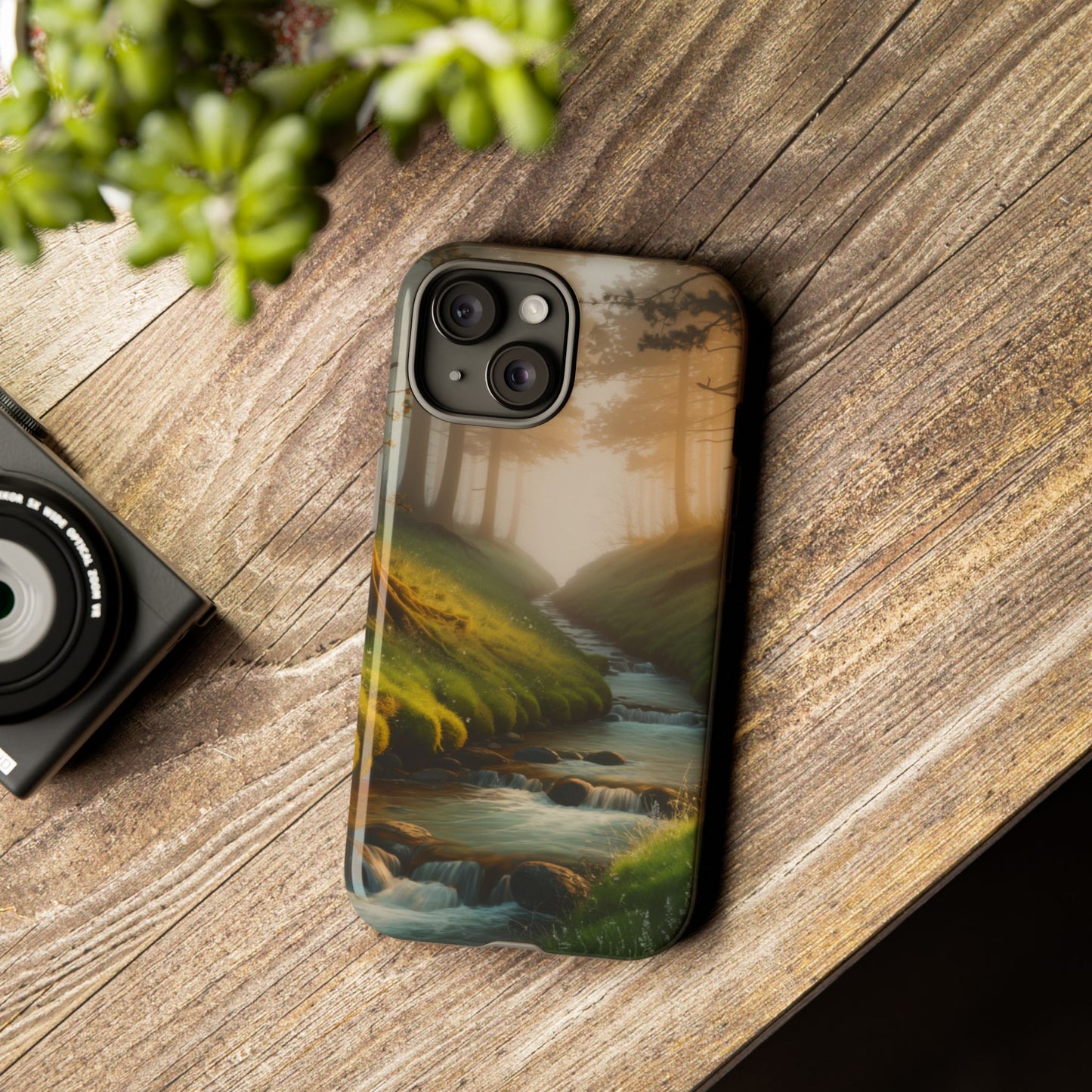 Nature Stream iPhone Case Forest Phone Case Stream iPhone Case Nature Phone Case