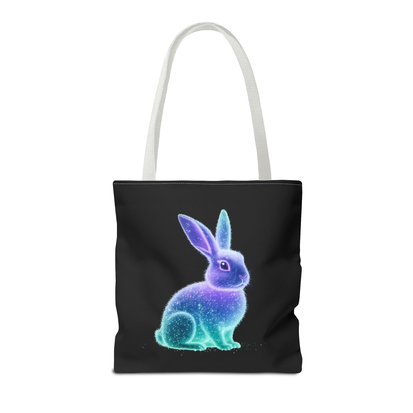 Bioluminescent Easter Bunny Tote Bag Easter Bag Easter Tote Reusable Shopping Bag