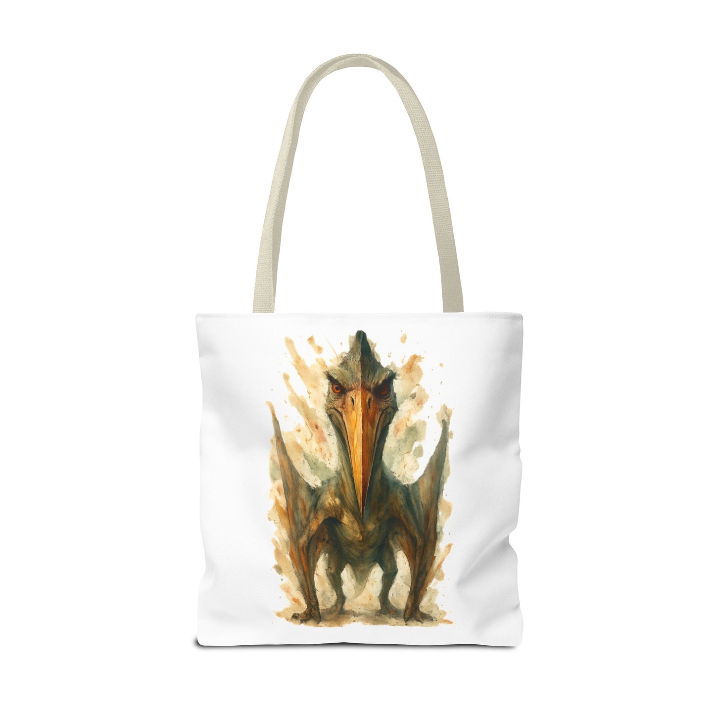 Quetzalcoatlus Tote Bag | Dinosaur Art Canvas Shopper | Prehistoric Pterosaur Gift for Dino Lovers | Eco-friendly Reusable Bag Jurassic Tote