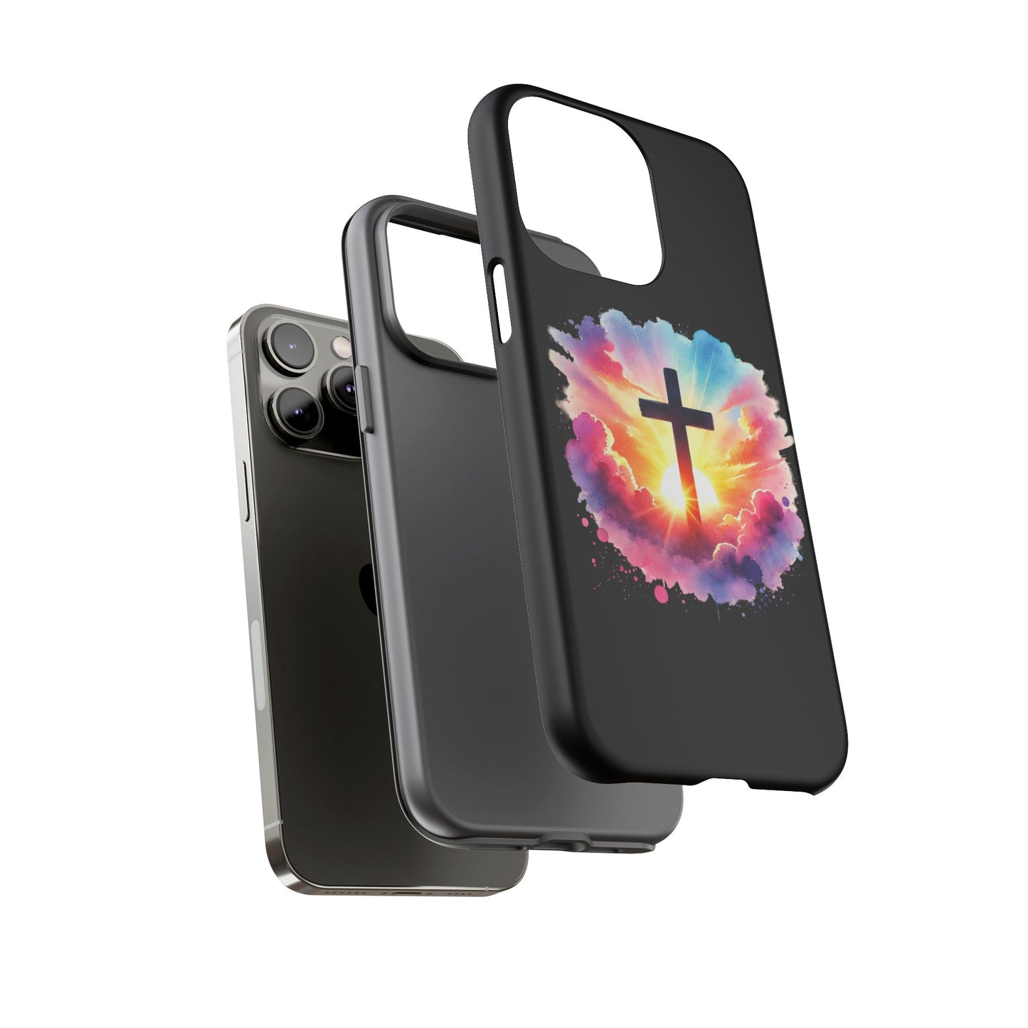 Inspirational Cross iPhone Case Christian Phone Case Easter iPhone Case Faith Based Case Easter iPhone Case
