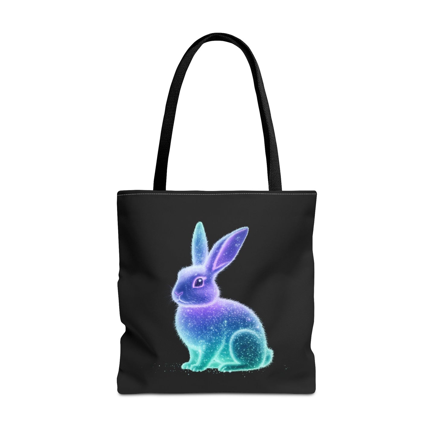 Bioluminescent Easter Bunny Tote Bag Easter Bag Easter Tote Reusable Shopping Bag