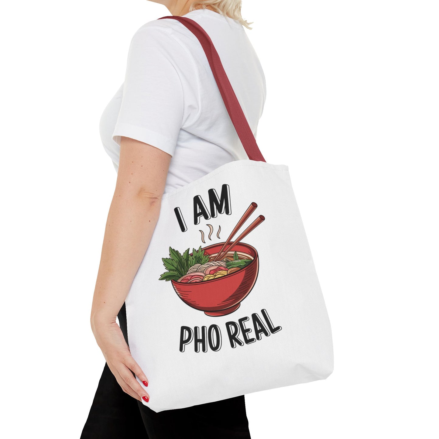 Pho Real Tote Bag Shopping Bag Pho Tote Reusable Bag Gift for Foodie Lover