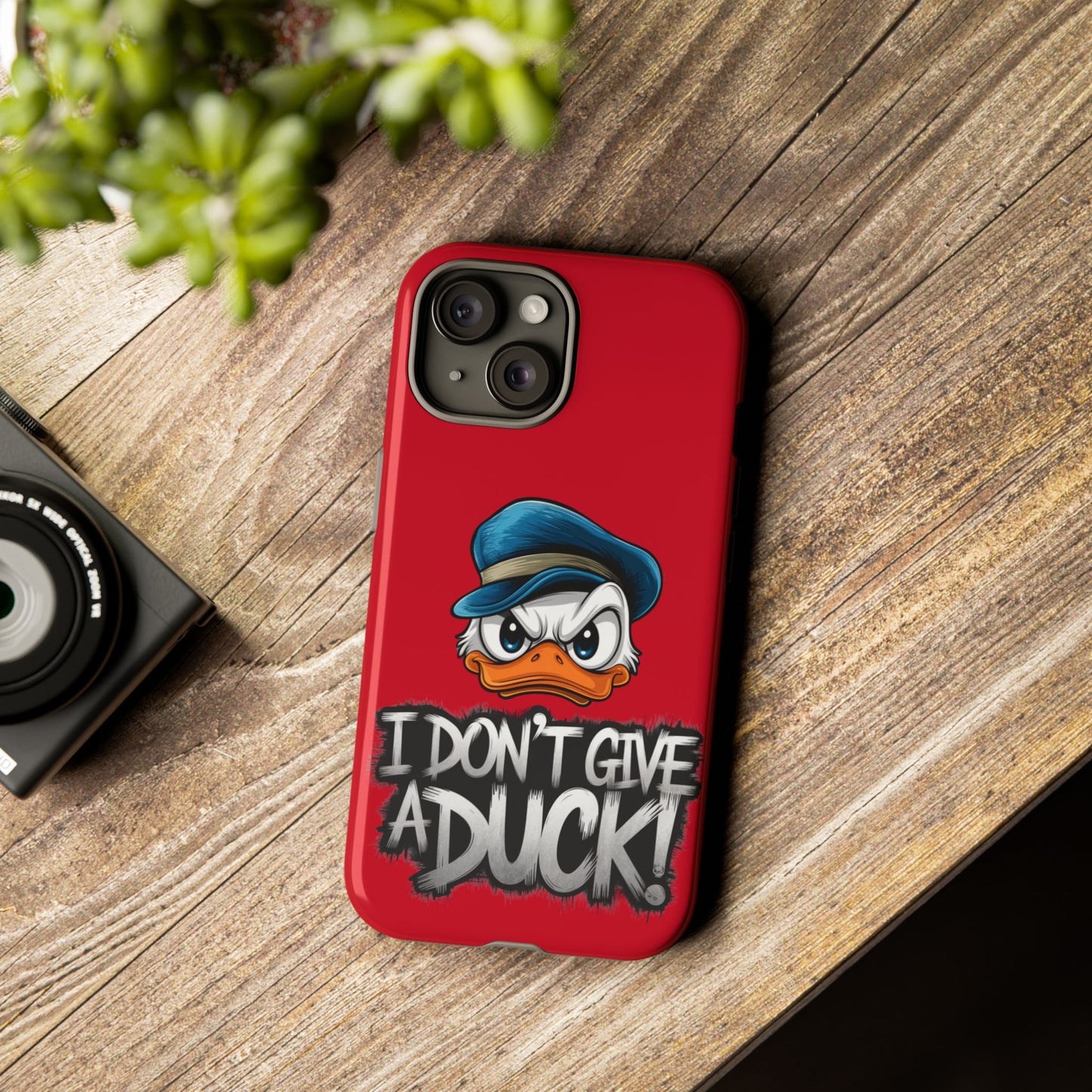I Don't Give a Duck iPhone Case