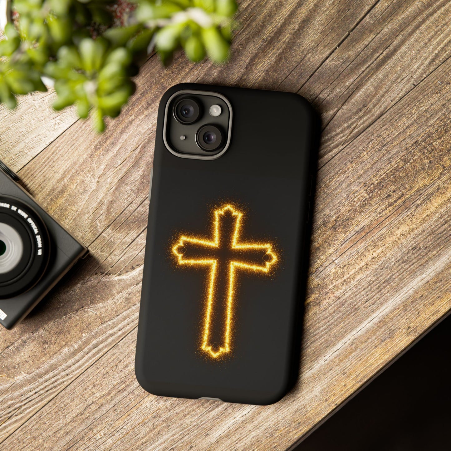 Glowing Cross Phone Case - Faith-Inspired Tough Cases