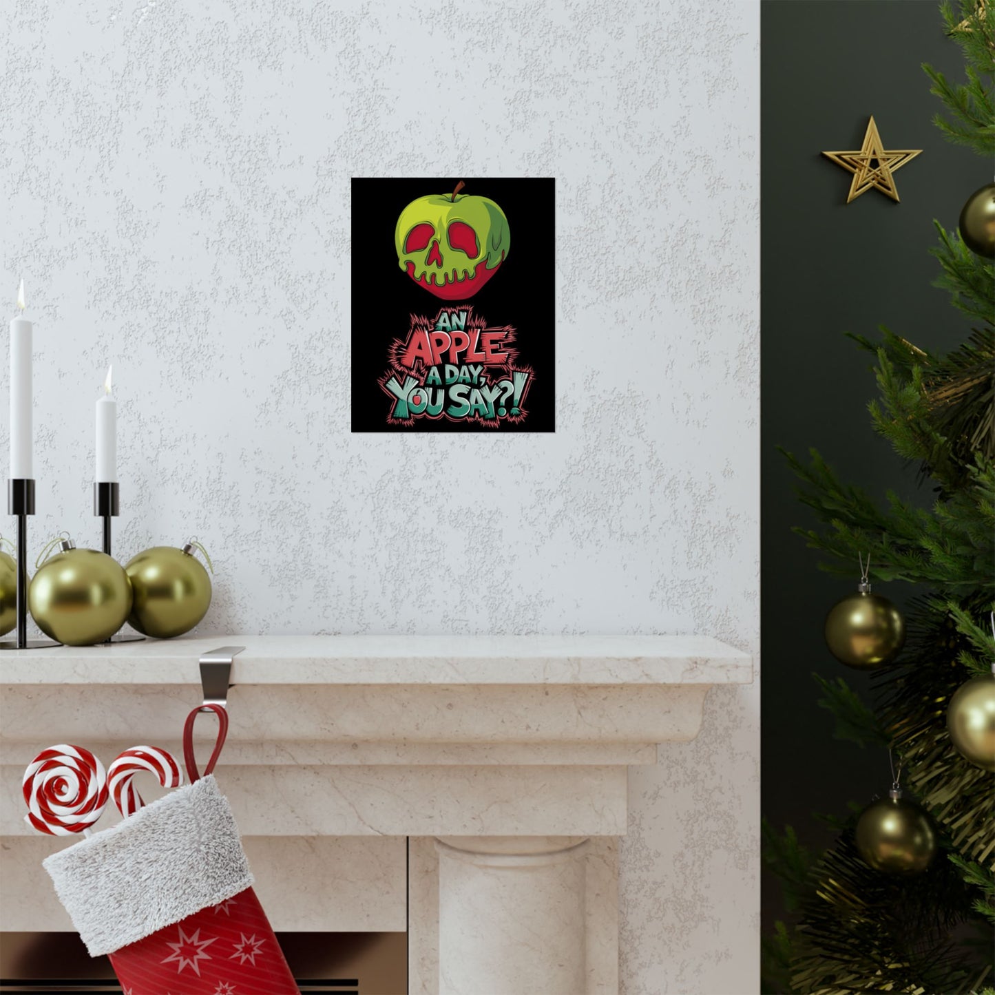 Vertical Poster - Poison Apple 'An Apple a Day You Say'