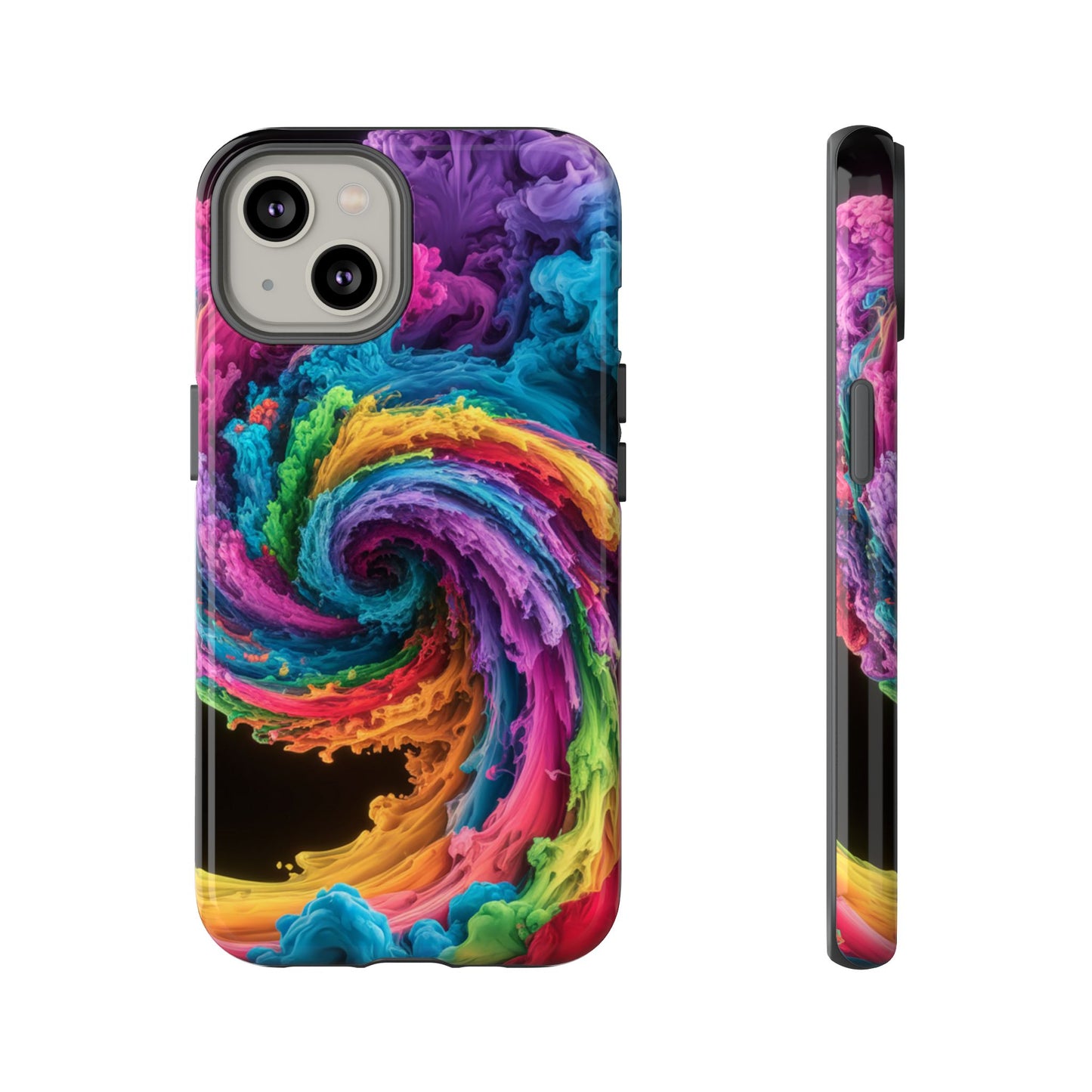 iPhone Case - Colorful Swirl Design
