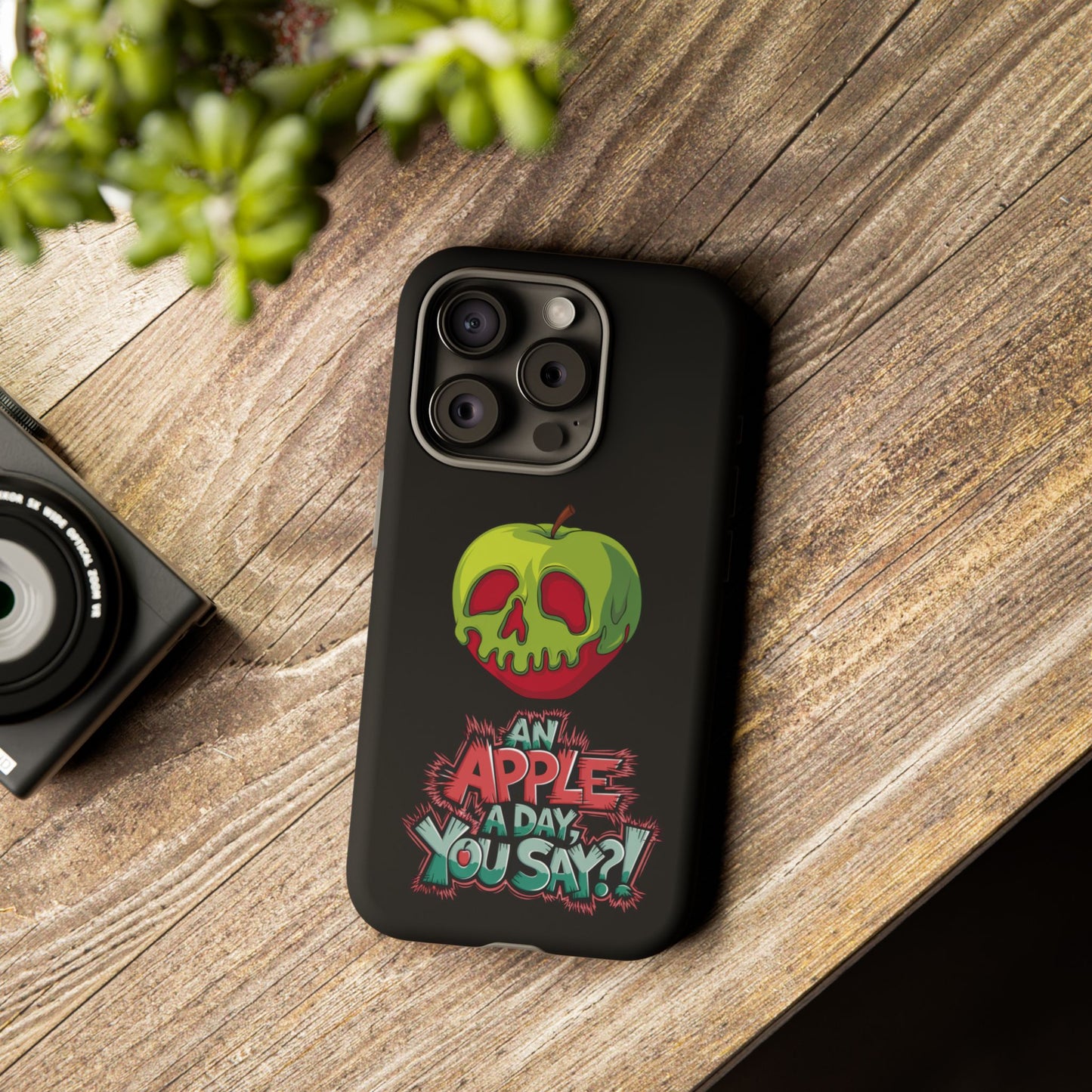 iPhone Case - Poison Apple 'An Apple a Day You Say'